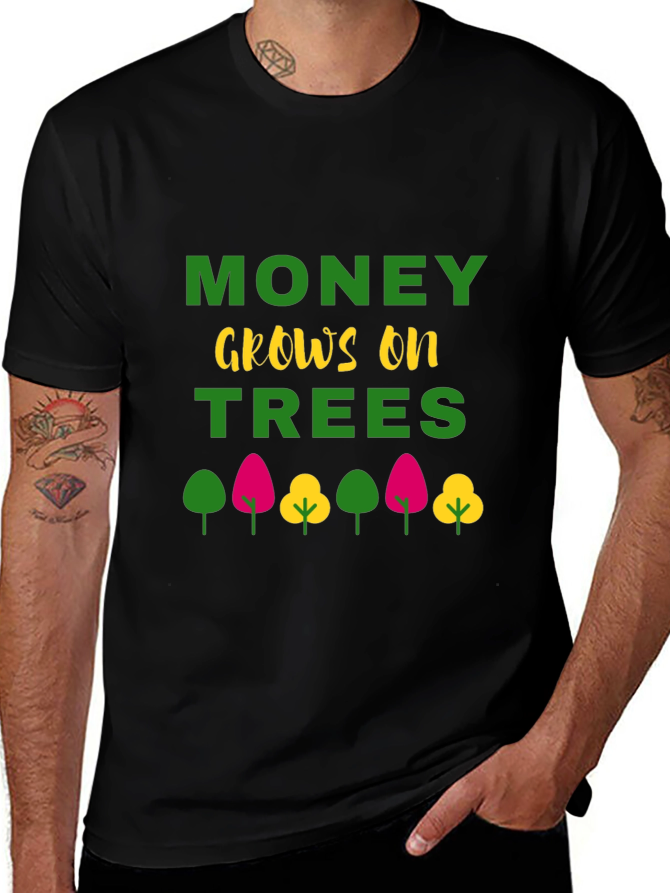 Variant 25 of Money Grows On Trees Graphic Tee