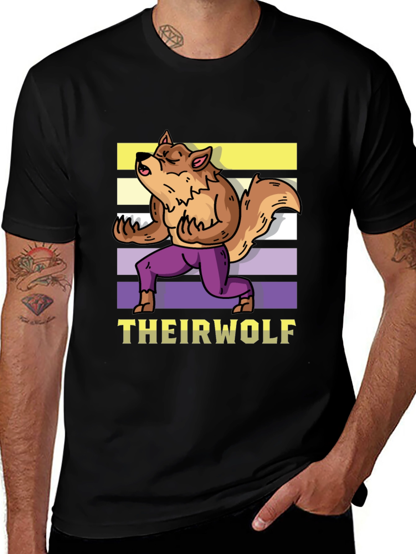 Variant 6 of THEIRWOLF Graphic T-Shirt