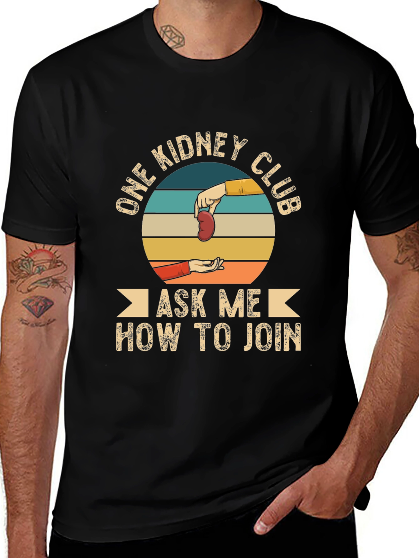 Variant 7 of One Kidney Club T-Shirt