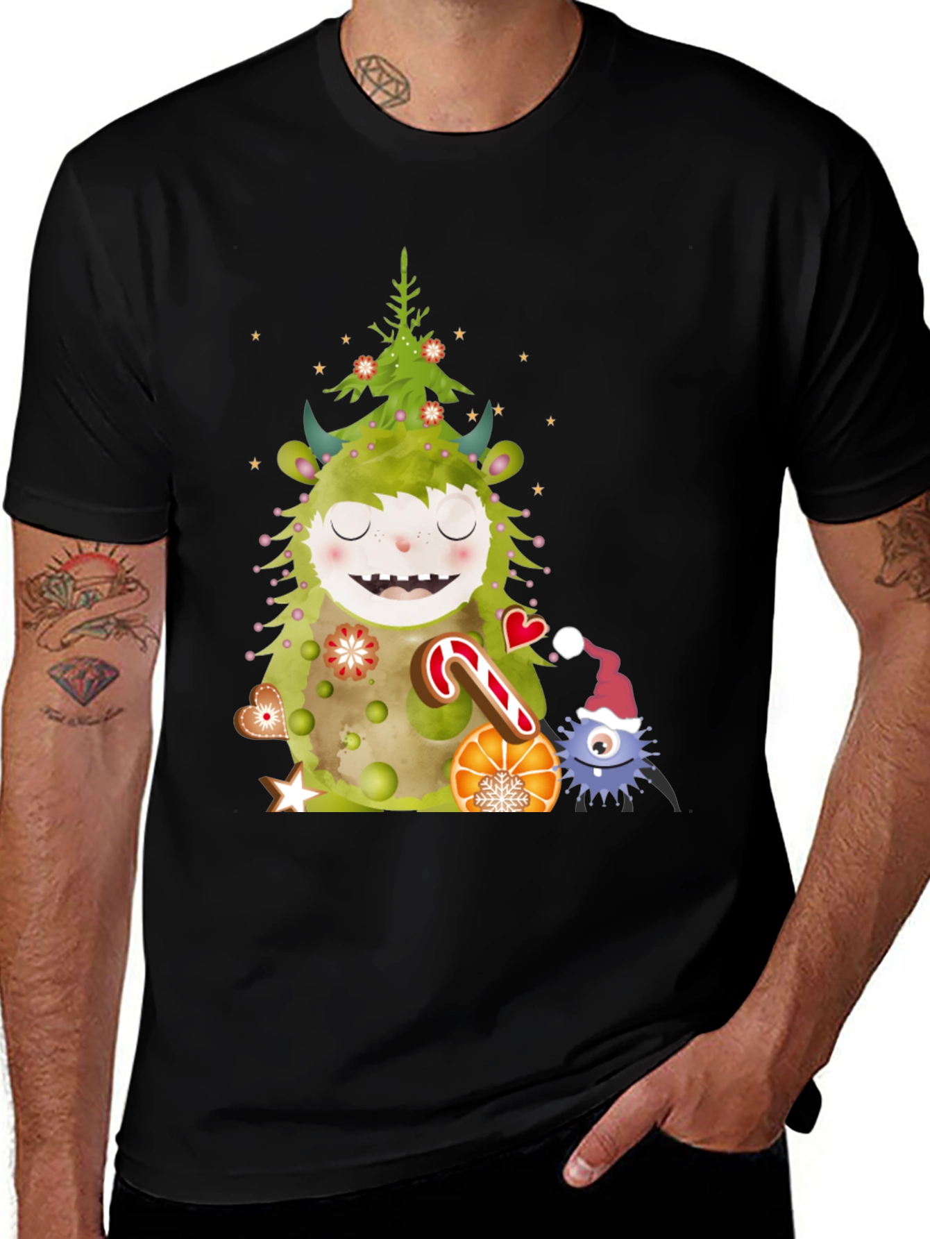 Festive Monster Christmas T-Shirt
