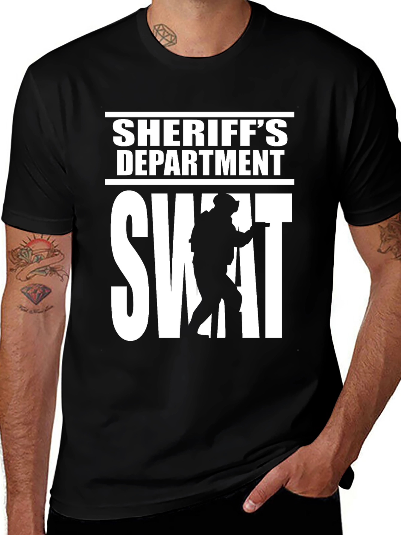 Variant 3 of Sheriff's Department SWAT Graphic T-Shirt