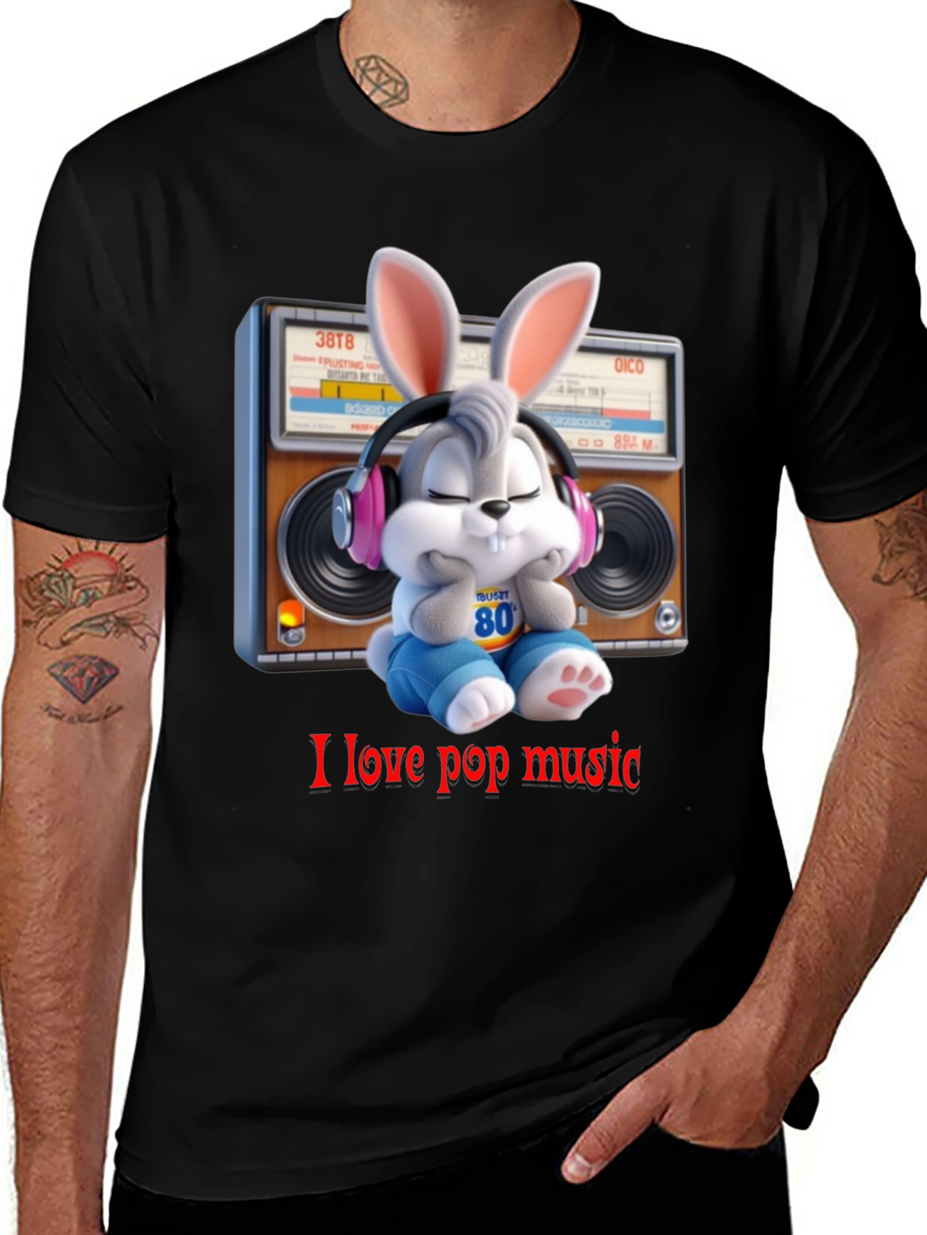 Bugs Bunny 'I Love Pop Music' T-Shirt