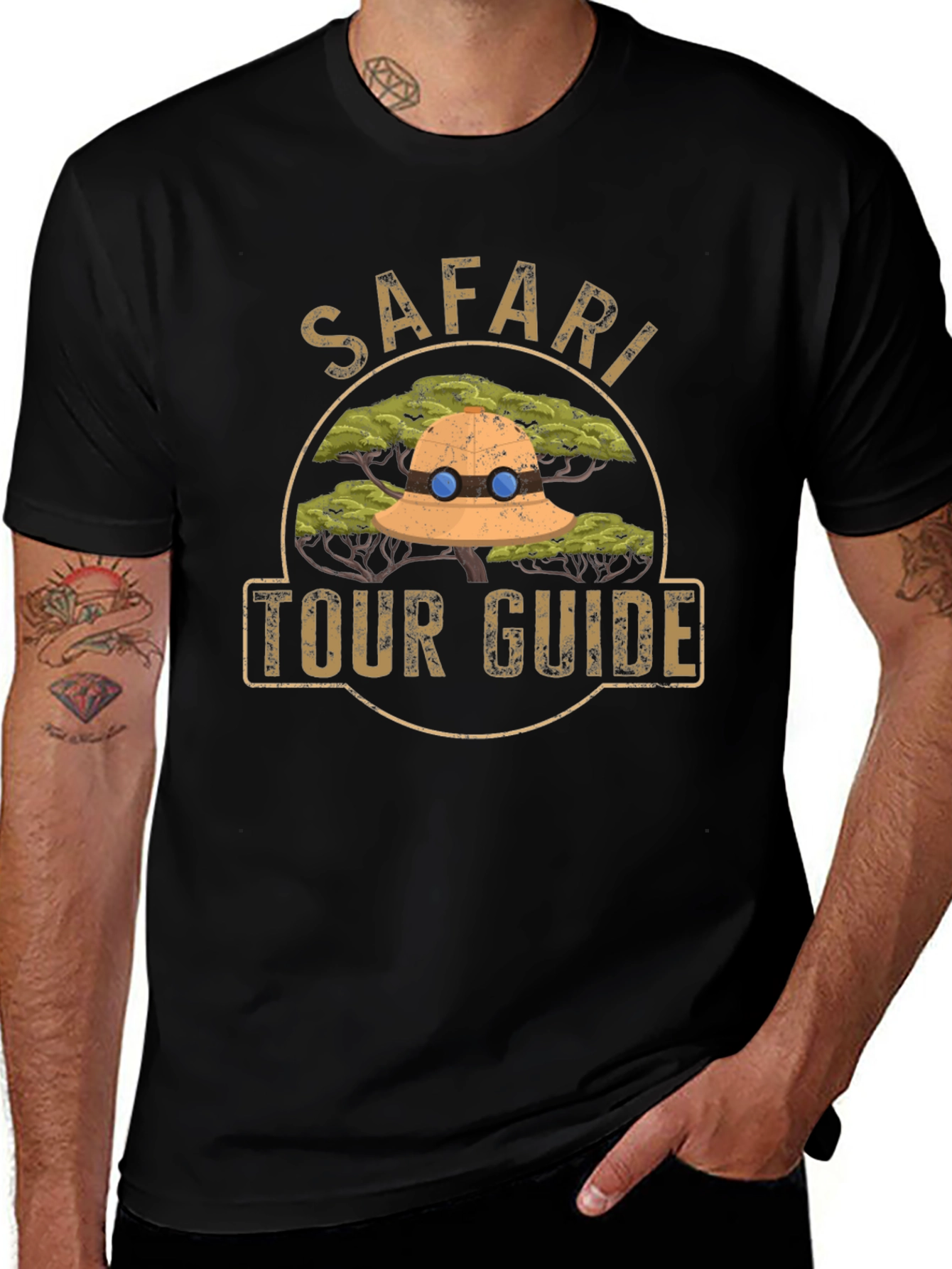 Variant 23 of Safari Tour Guide Graphic Tee