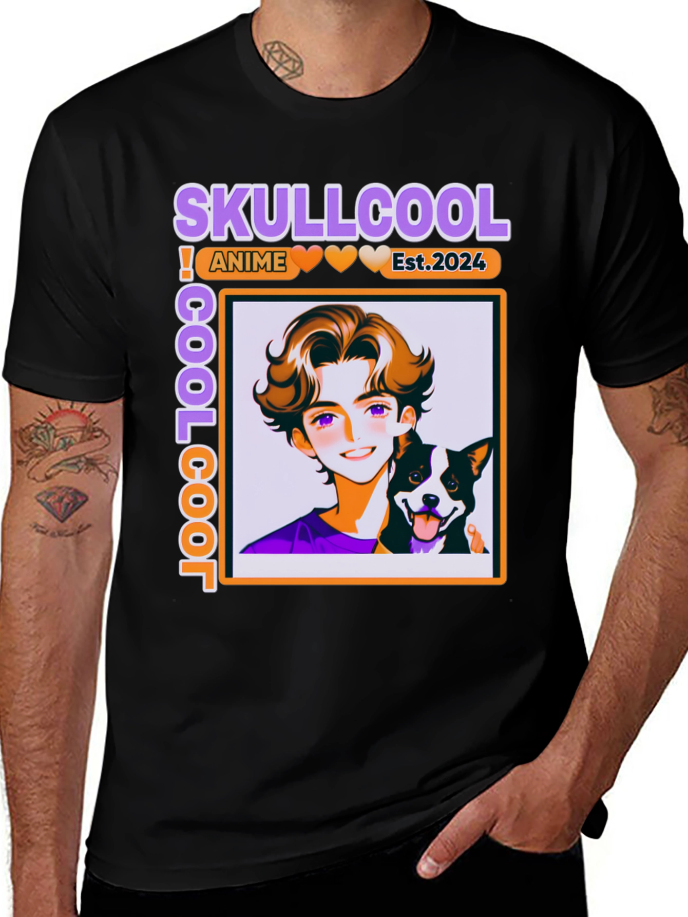 Skullcool Anime Graphic T-Shirt