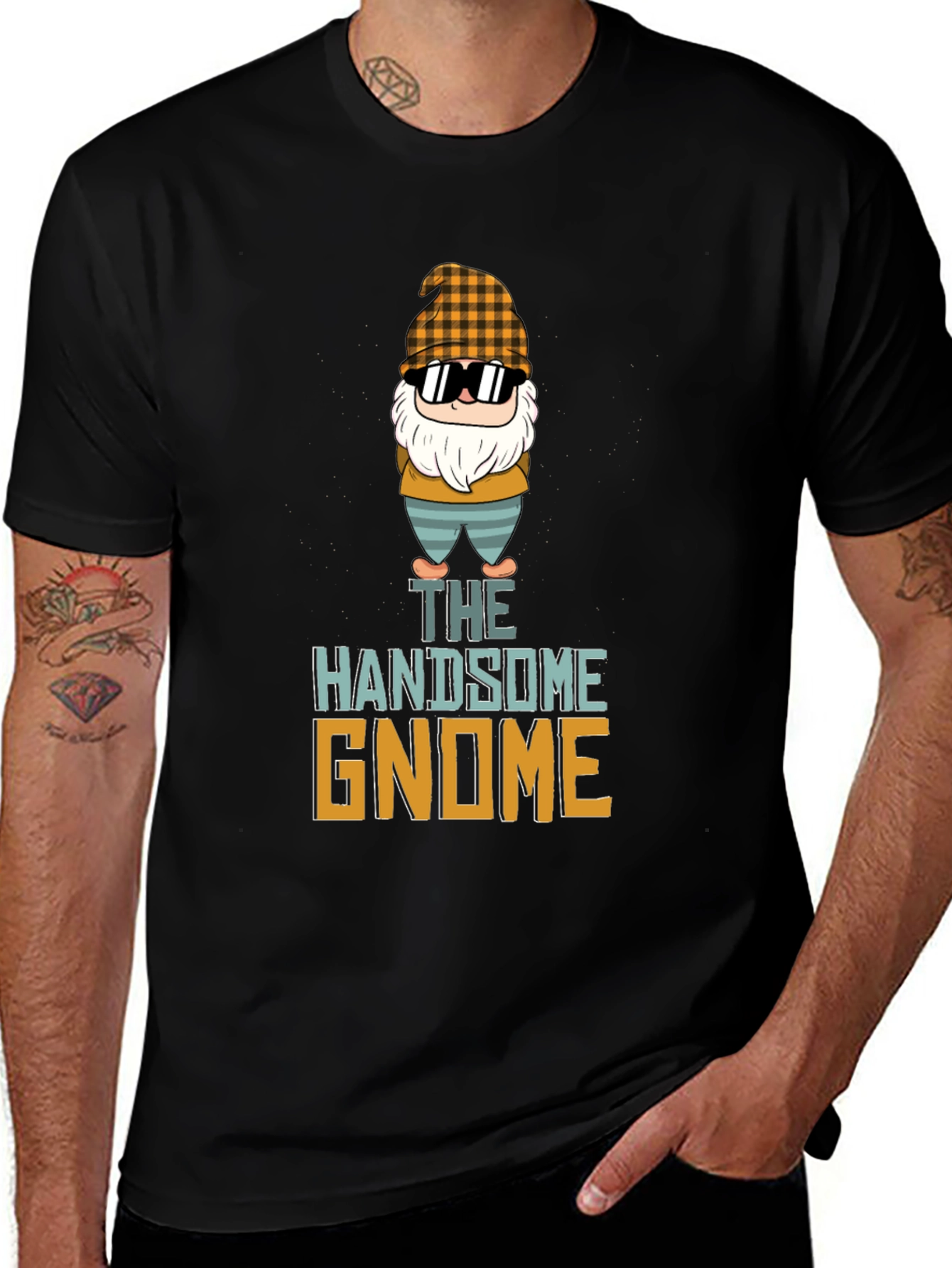 Variant 9 of Handsome Gnome Graphic T-Shirt