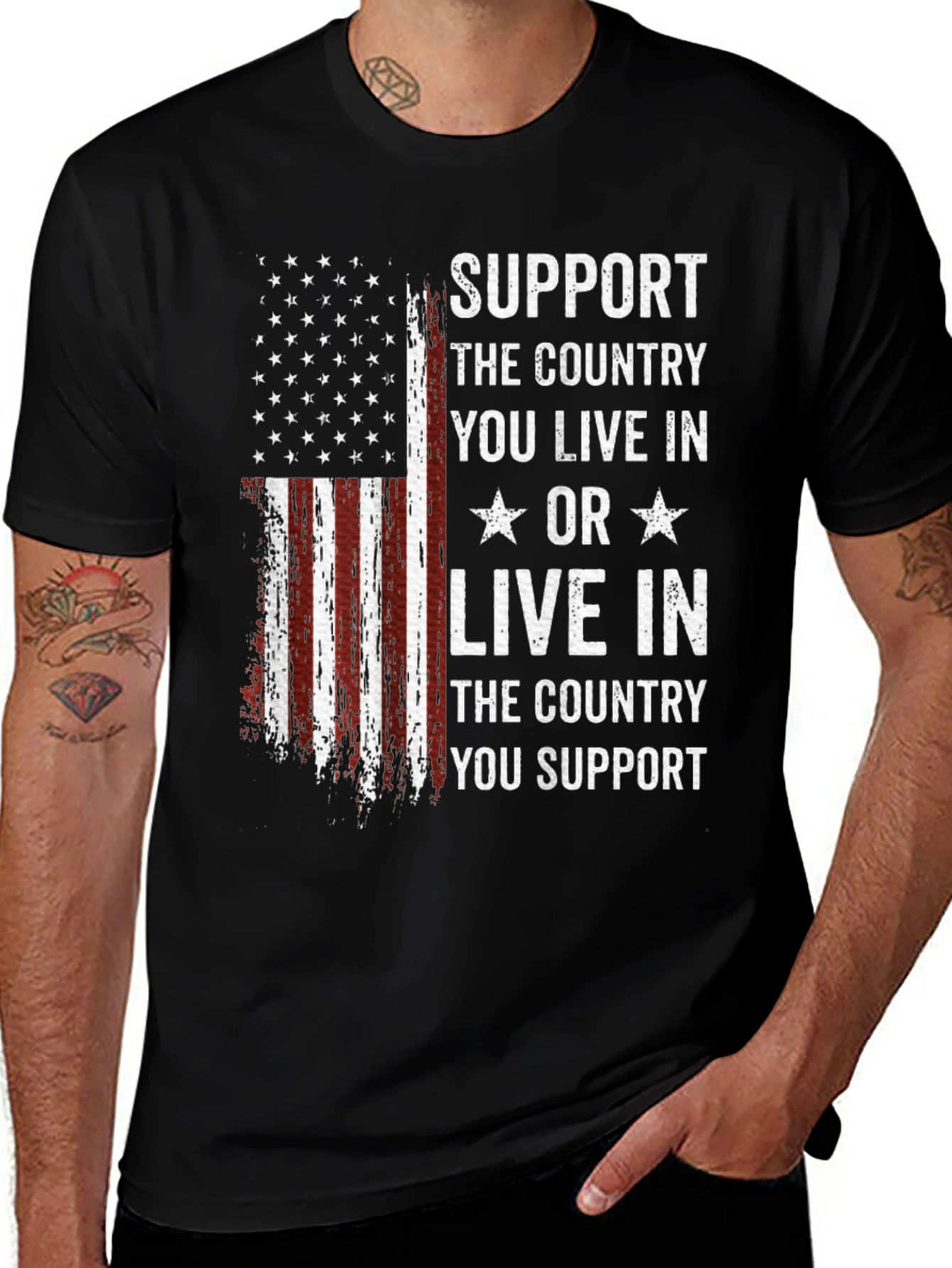 Variant 25 of Patriotic Support T-Shirt: Country Pride