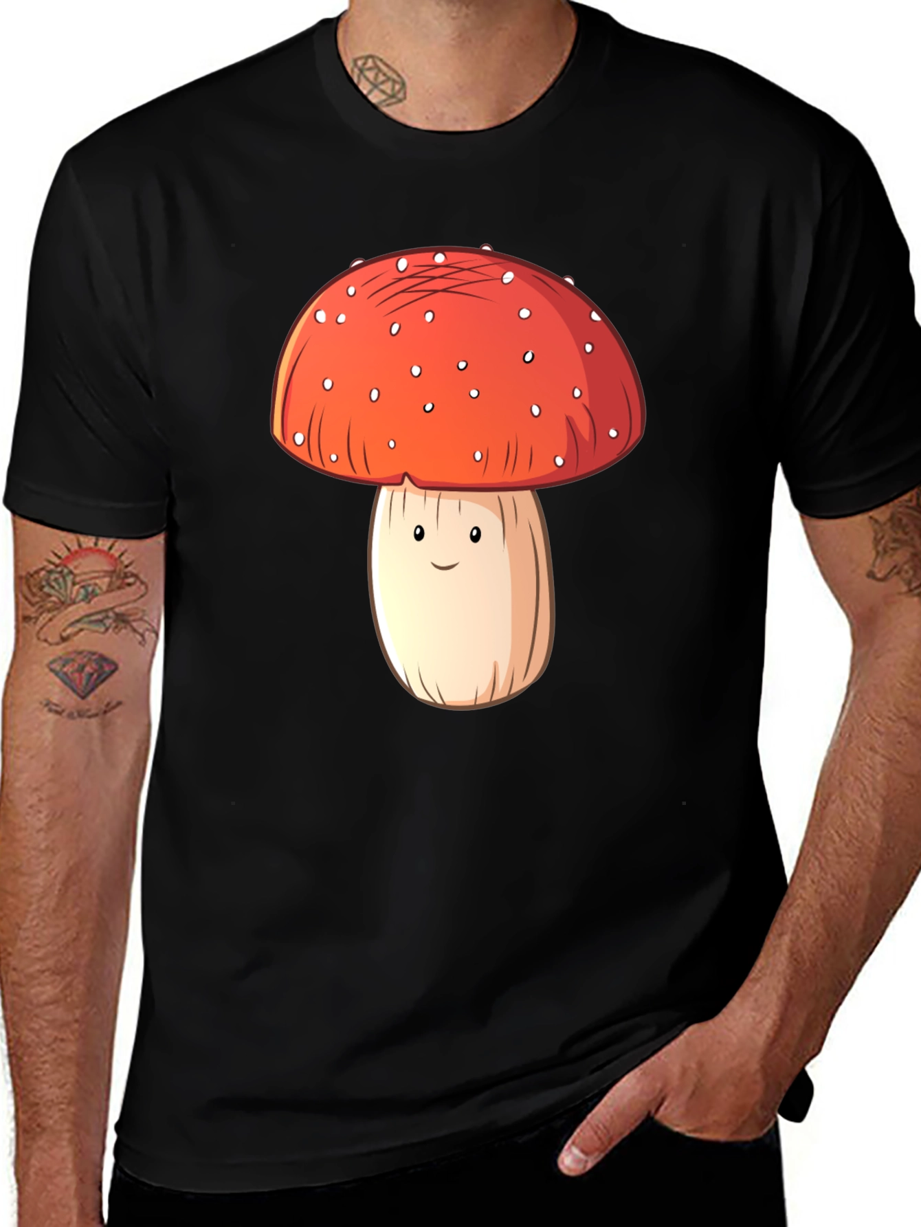 Variant 17 of Fun Mushroom Graphic T-Shirt