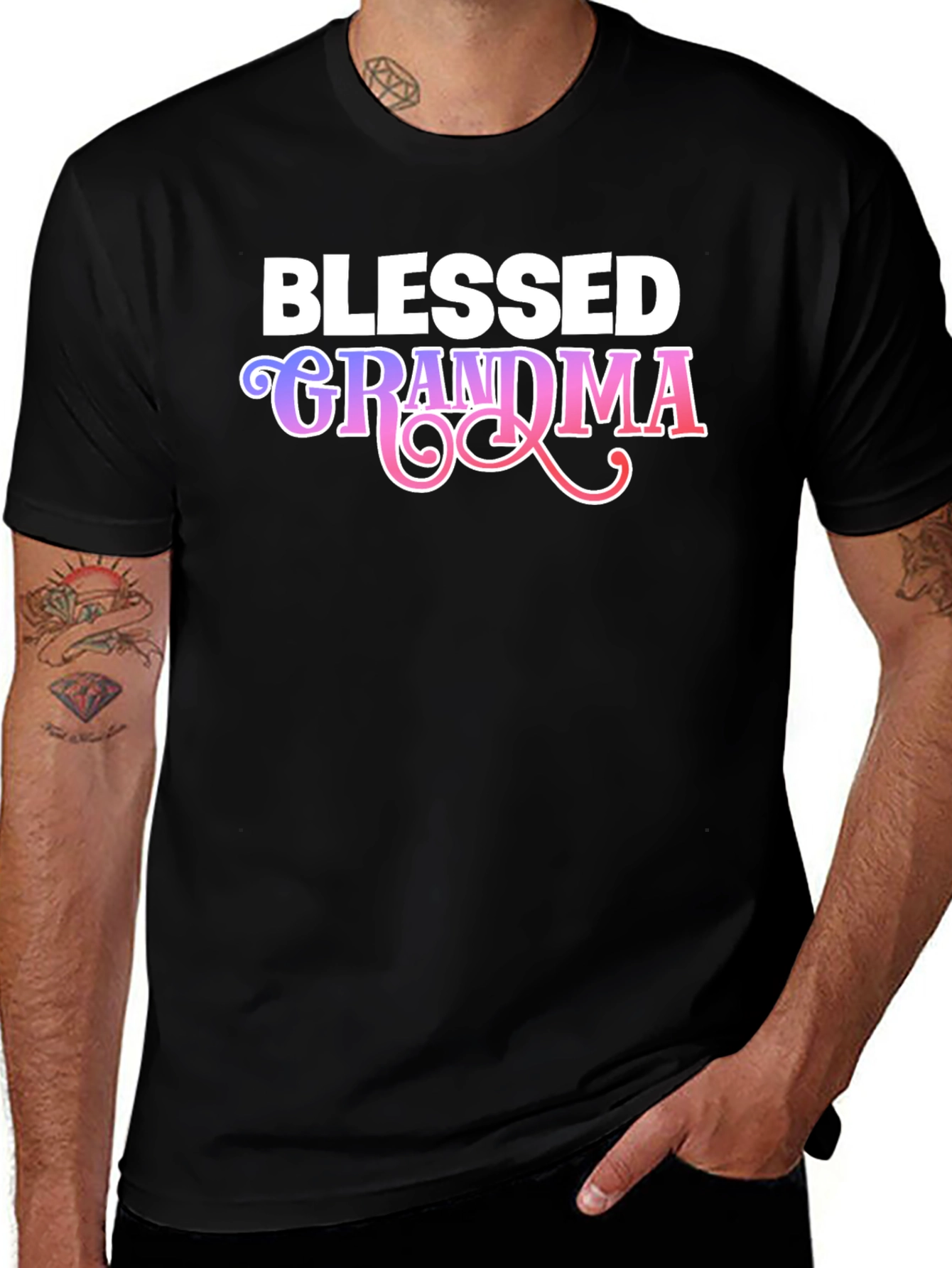 Variant 7 of Blessed Grandma Graphic T-Shirt