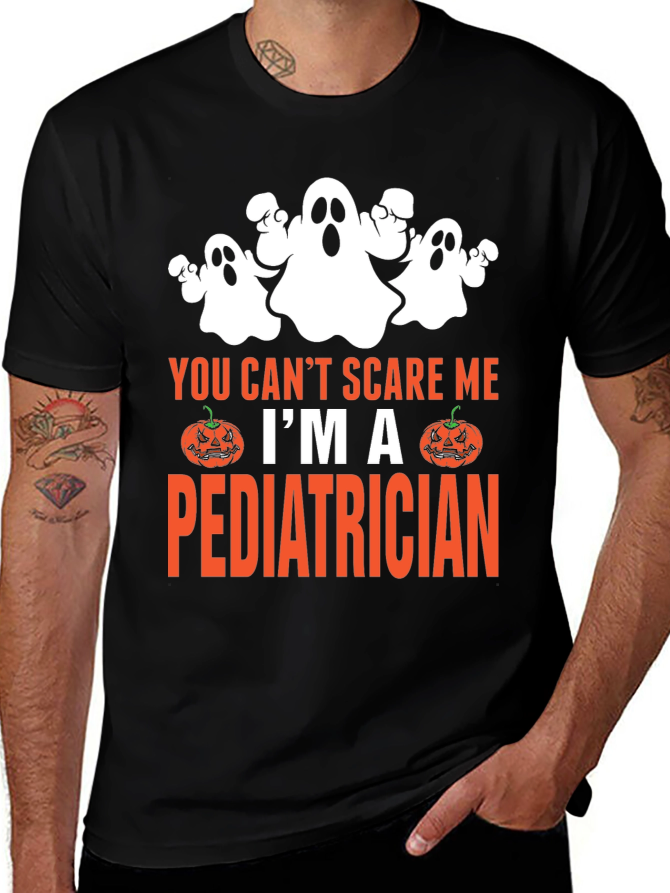 You Can't Scare Me I'm A Pediatrician Halloween T-Shirt