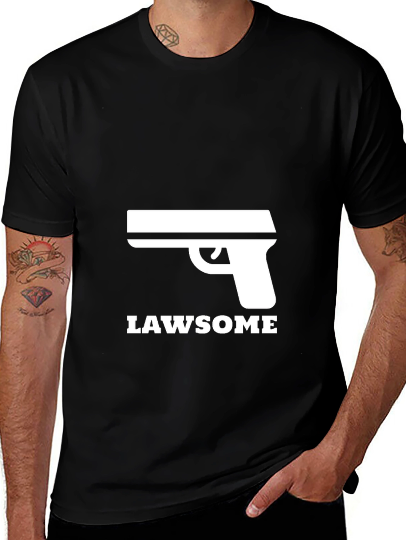 Variant 3 of Law Enforcement Inspired Graphic Tee