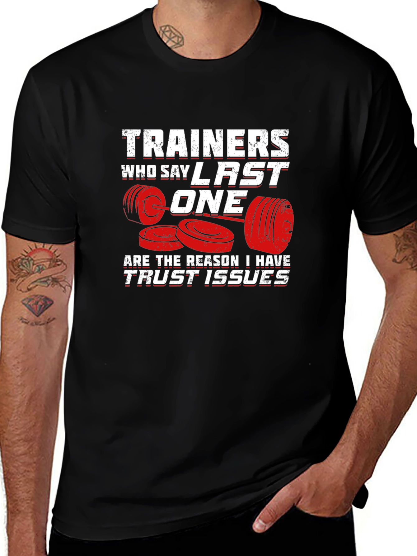 Variant 14 of Trainers Last One Black T-Shirt