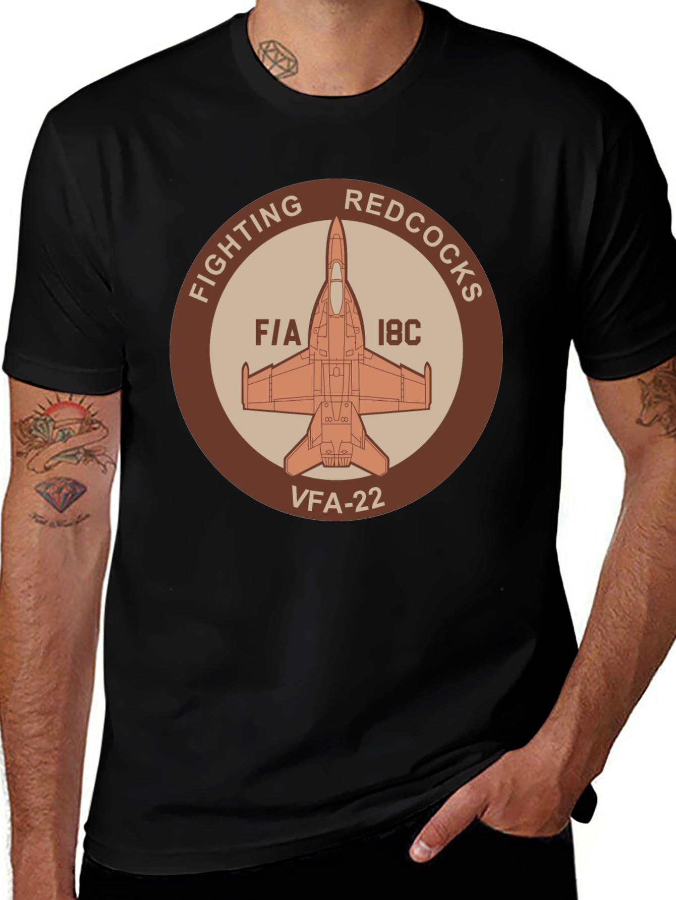 Variant 13 of Fighting Redcocks F/A 18C T-Shirt