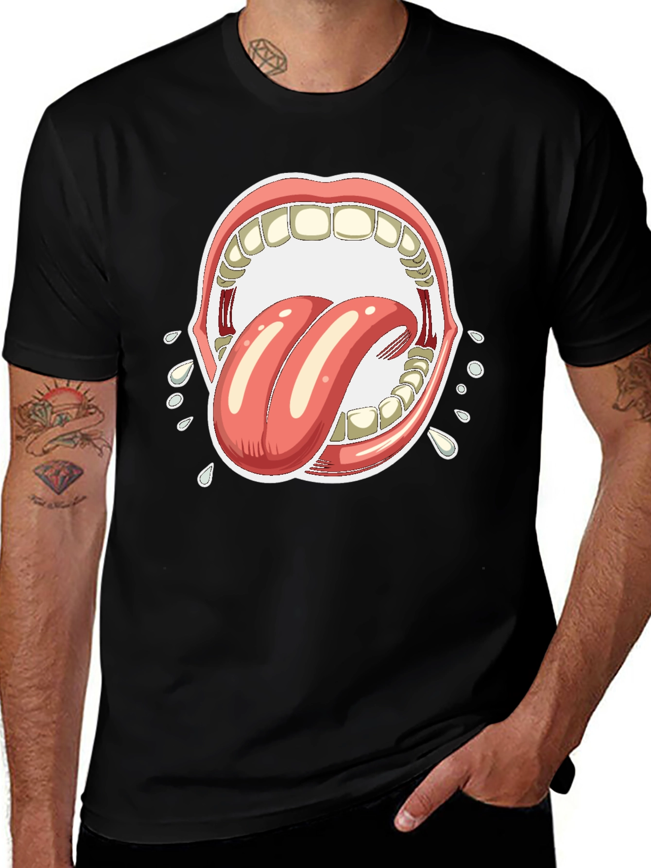 Funny Tongue Out T-Shirt