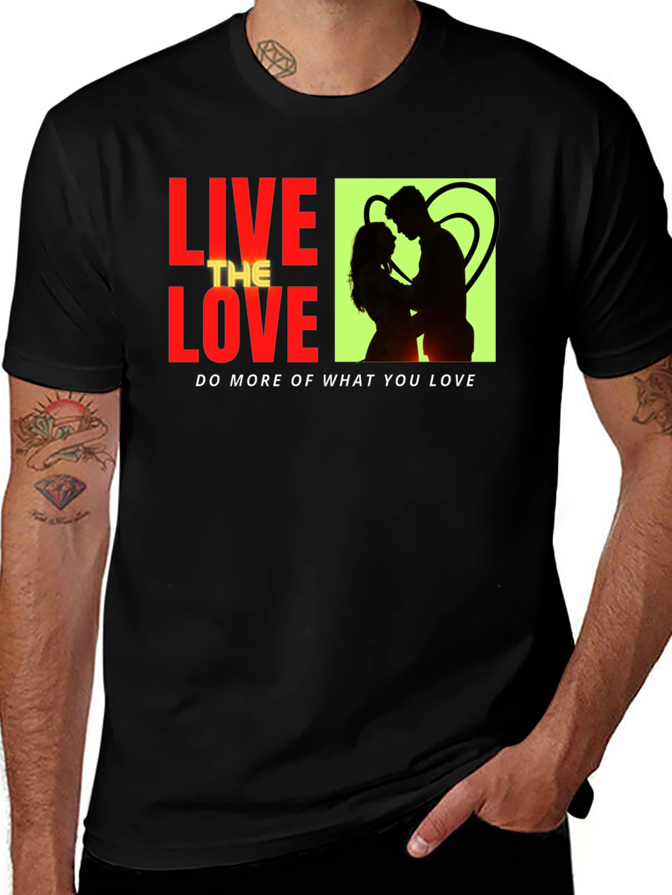 Variant 14 of Live the Love Graphic Tee