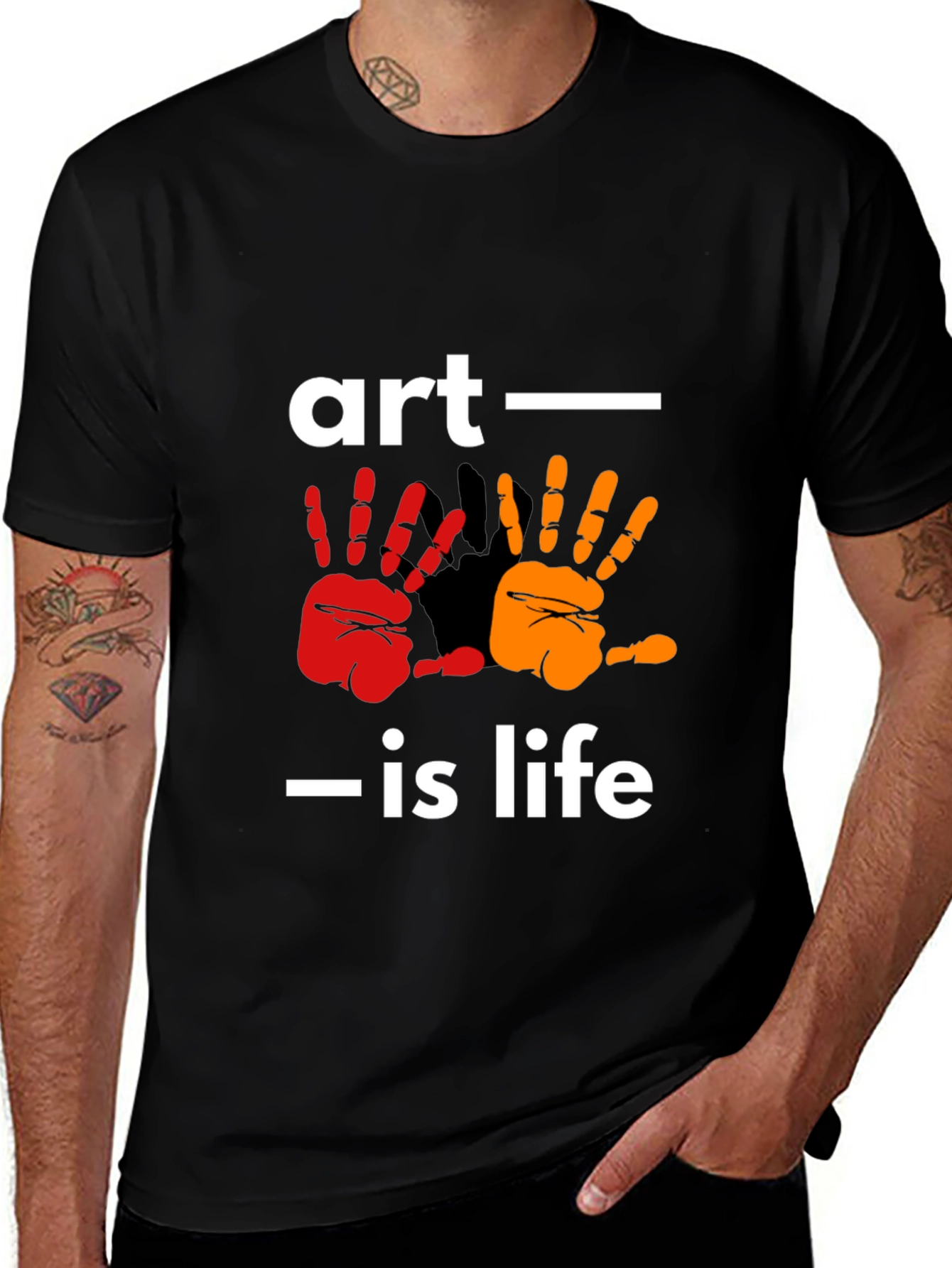 Variant 3 of Art is Life Graphic Tee