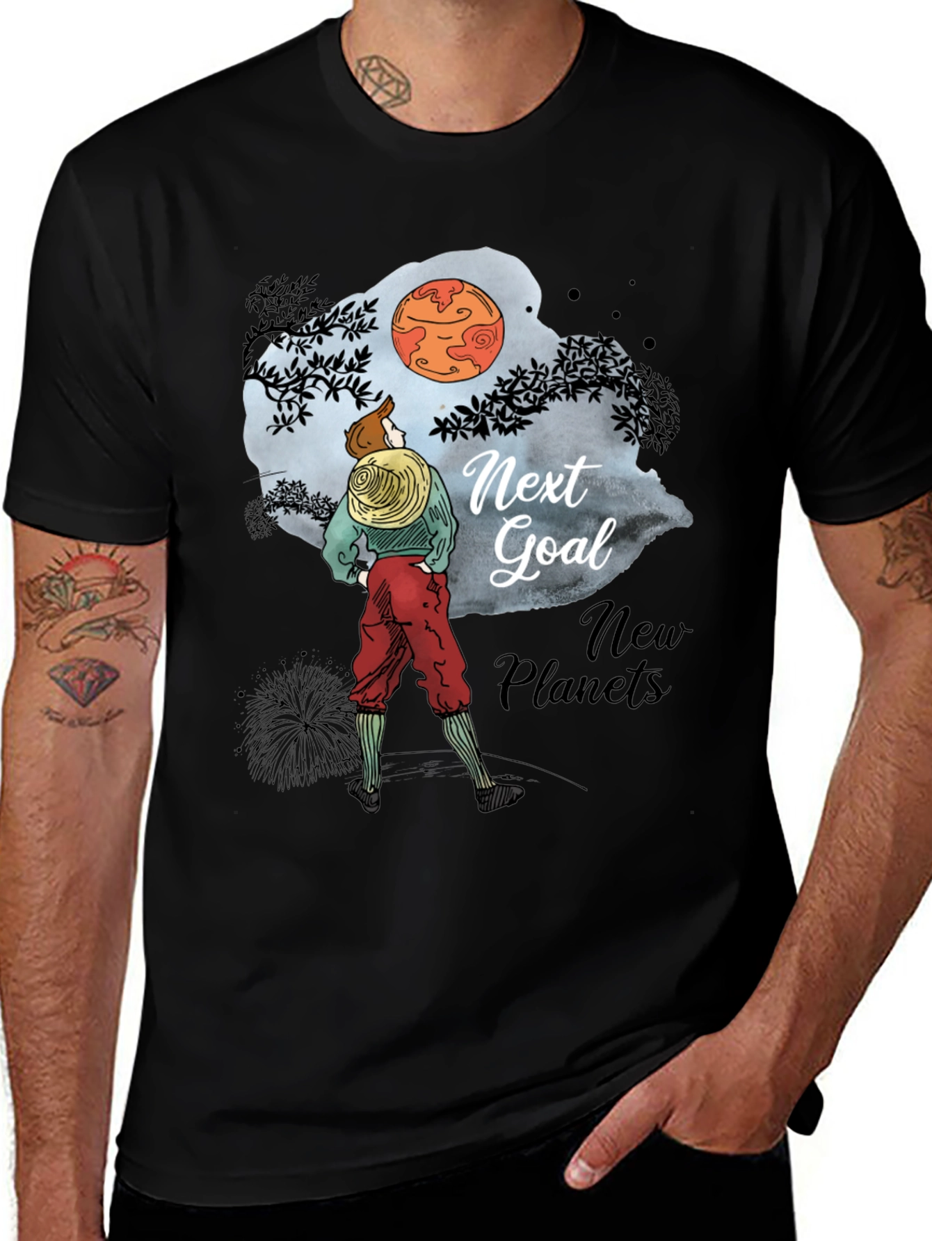 Variant 18 of Next Goal New Planets Graphic T-Shirt
