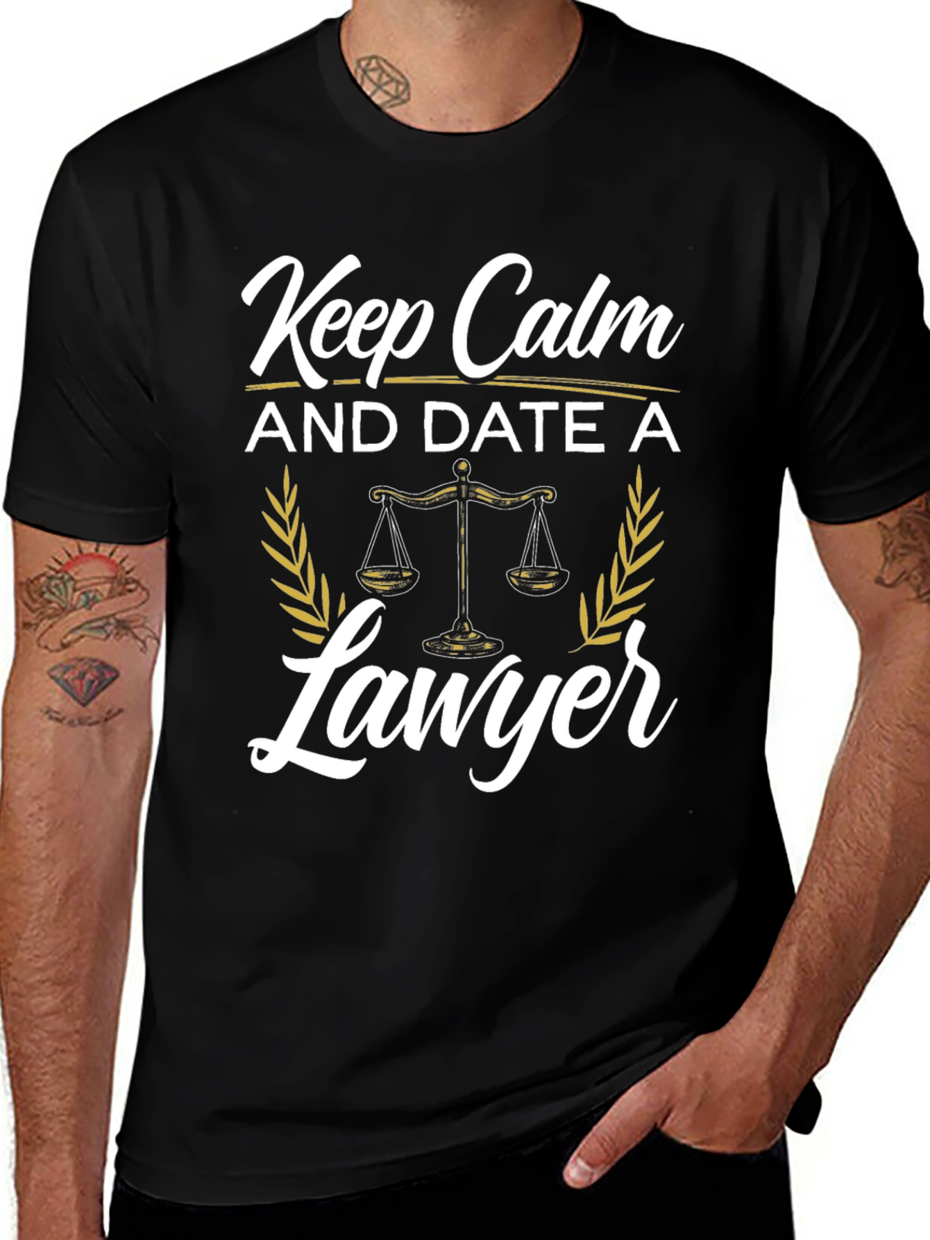 Keep Calm and Date a Lawyer T-Shirt
