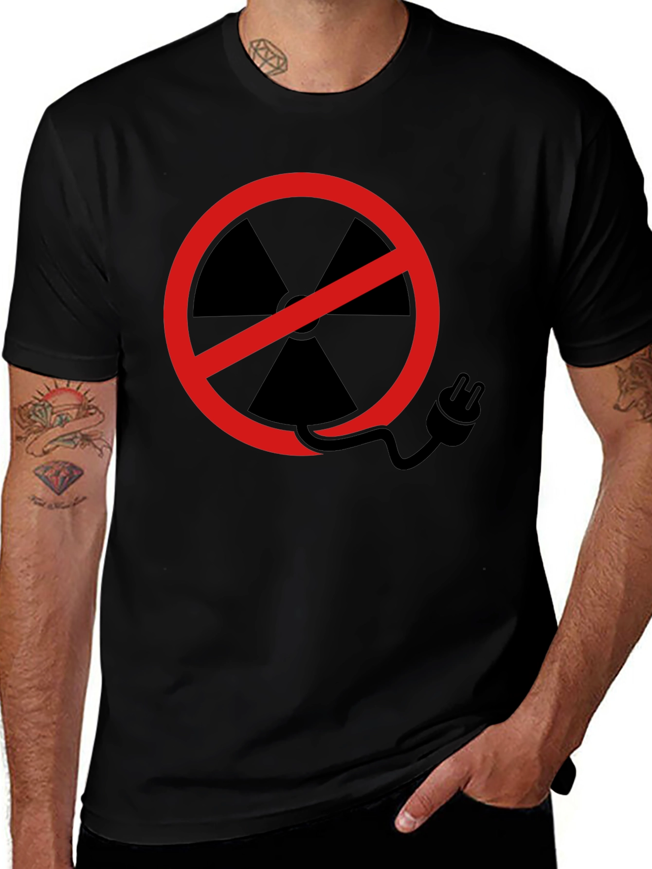 No Nukes Tee - Anti-Nuclear Energy T-Shirt