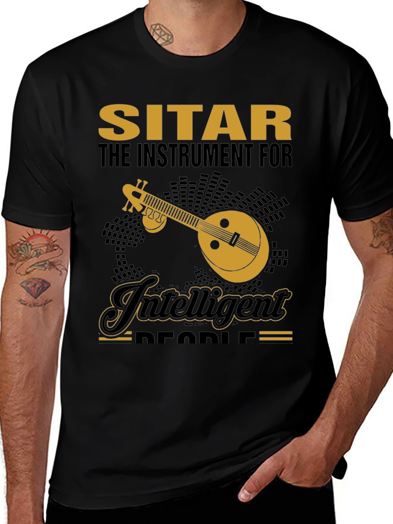 Sitar Instrument T-Shirt