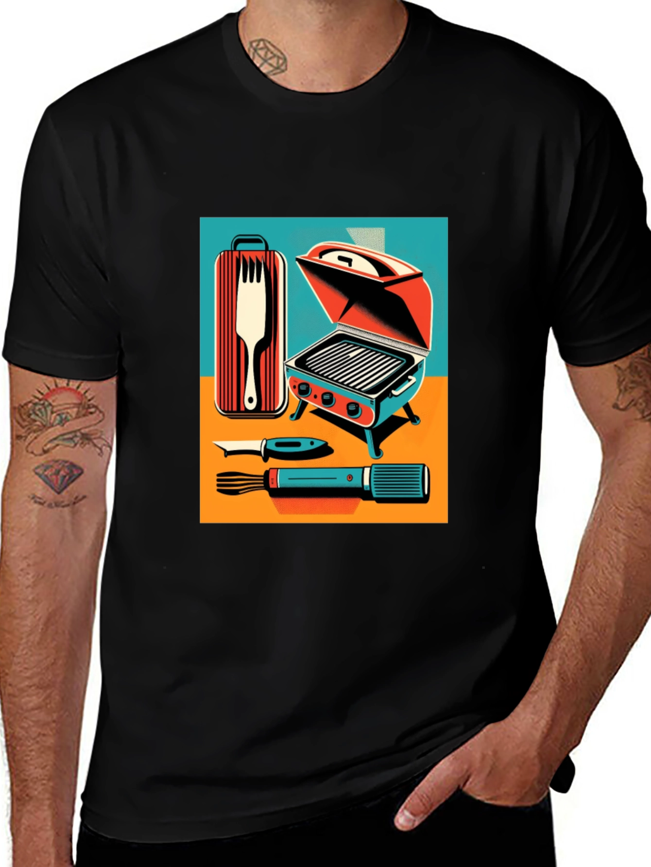 Variant 23 of Grill Master T-Shirt - BBQ Ready!