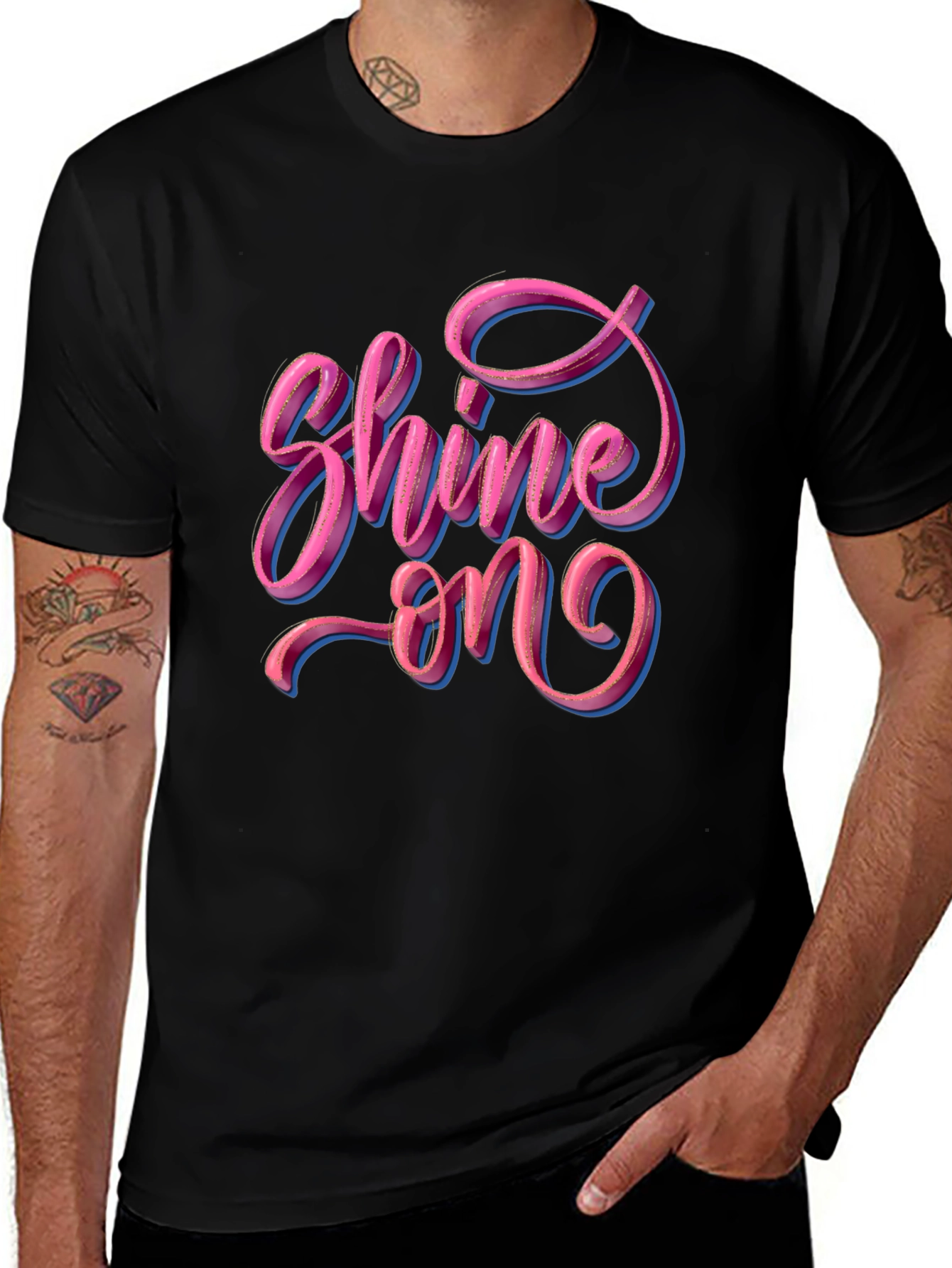 Shine On Graphic T-Shirt - Stylish Comfort