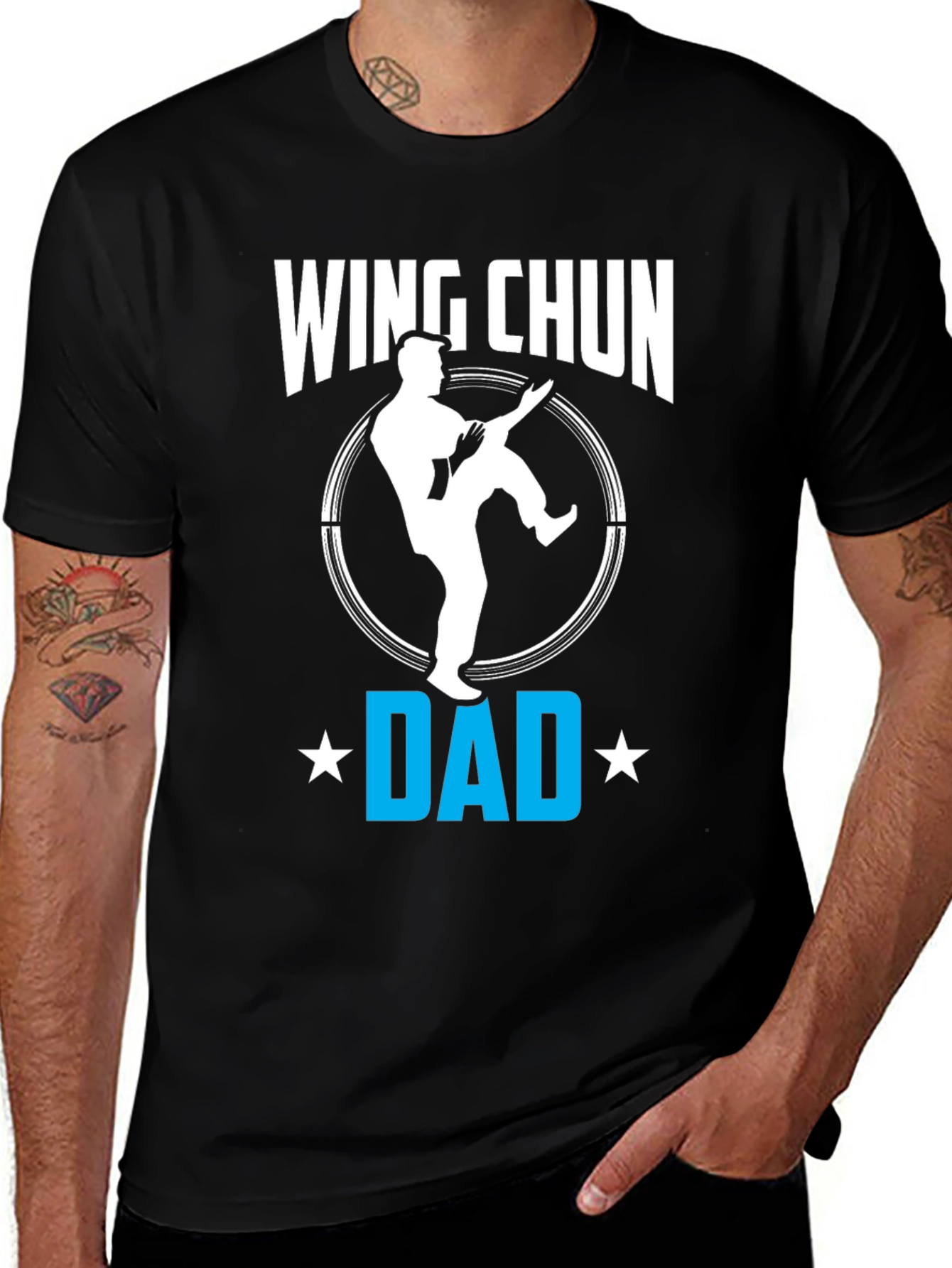 Wing Chun Dad T-Shirt - Martial Arts Gift for Fathers