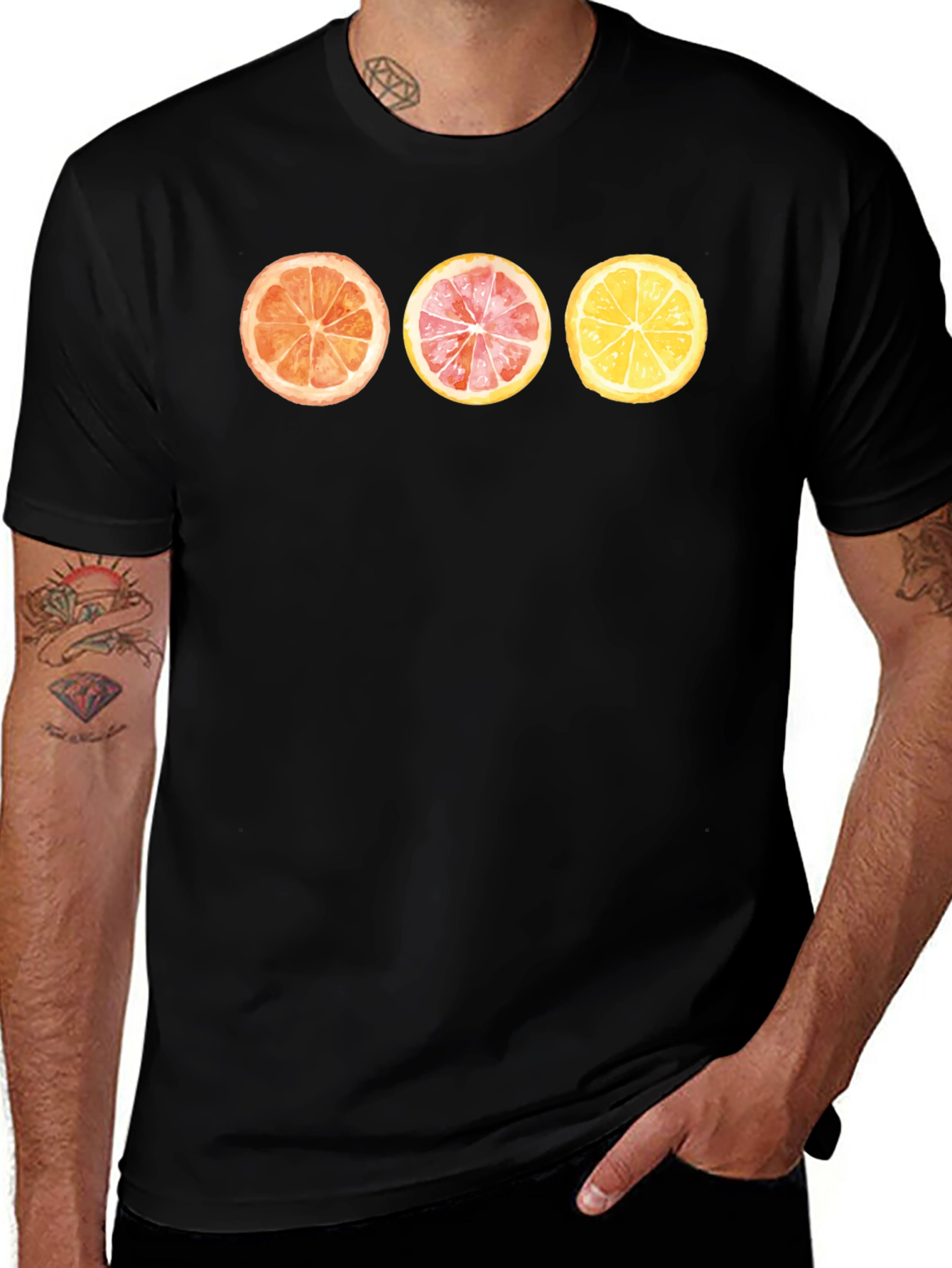 Variant 17 of Citrus Slice T-Shirt - Stylish Graphic Tee