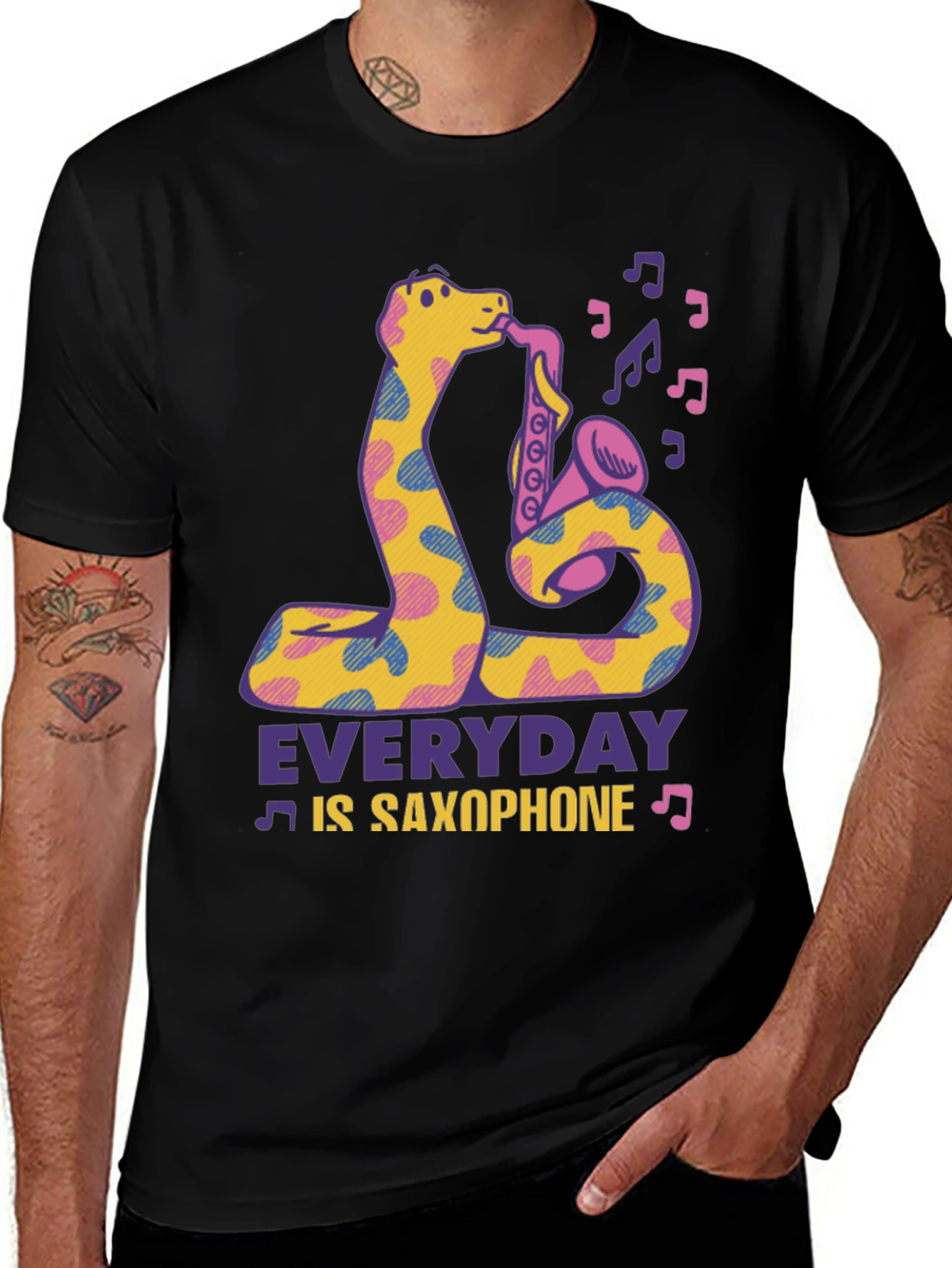 Variant 9 of Everyday is Saxophone T-Shirt