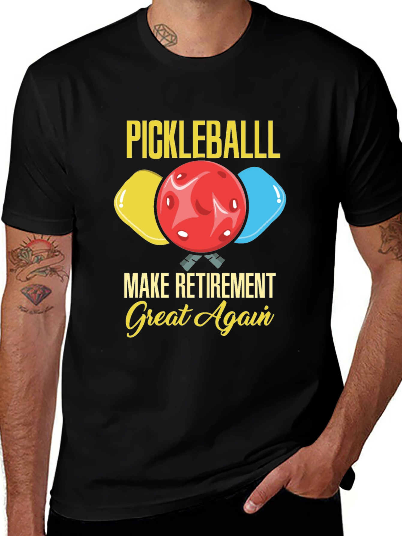 Variant 4 of Pickleball Retirement T-Shirt