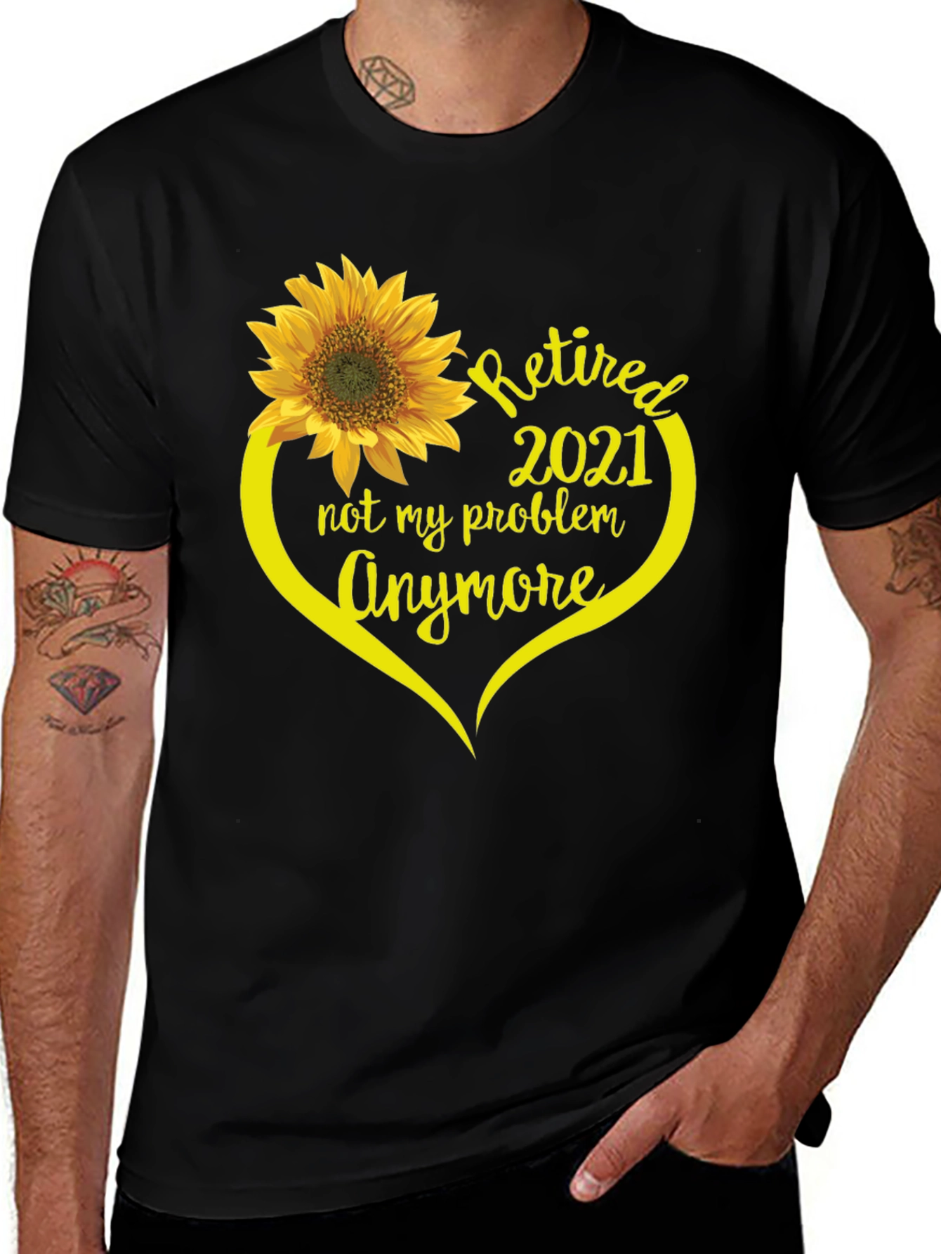 Retired 2021 Sunflower Graphic T-Shirt