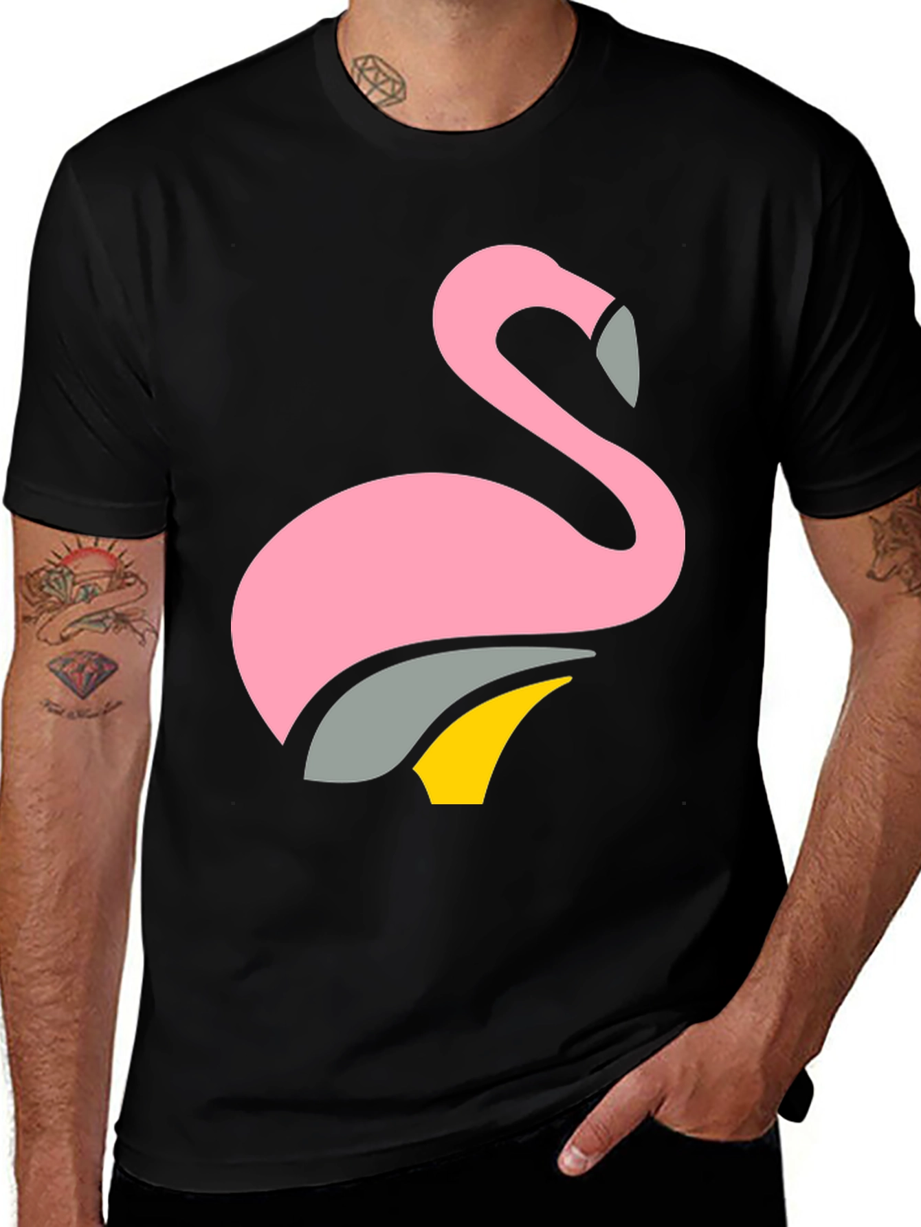 Variant 25 of Flamingo Graphic T-Shirt - Unique Design