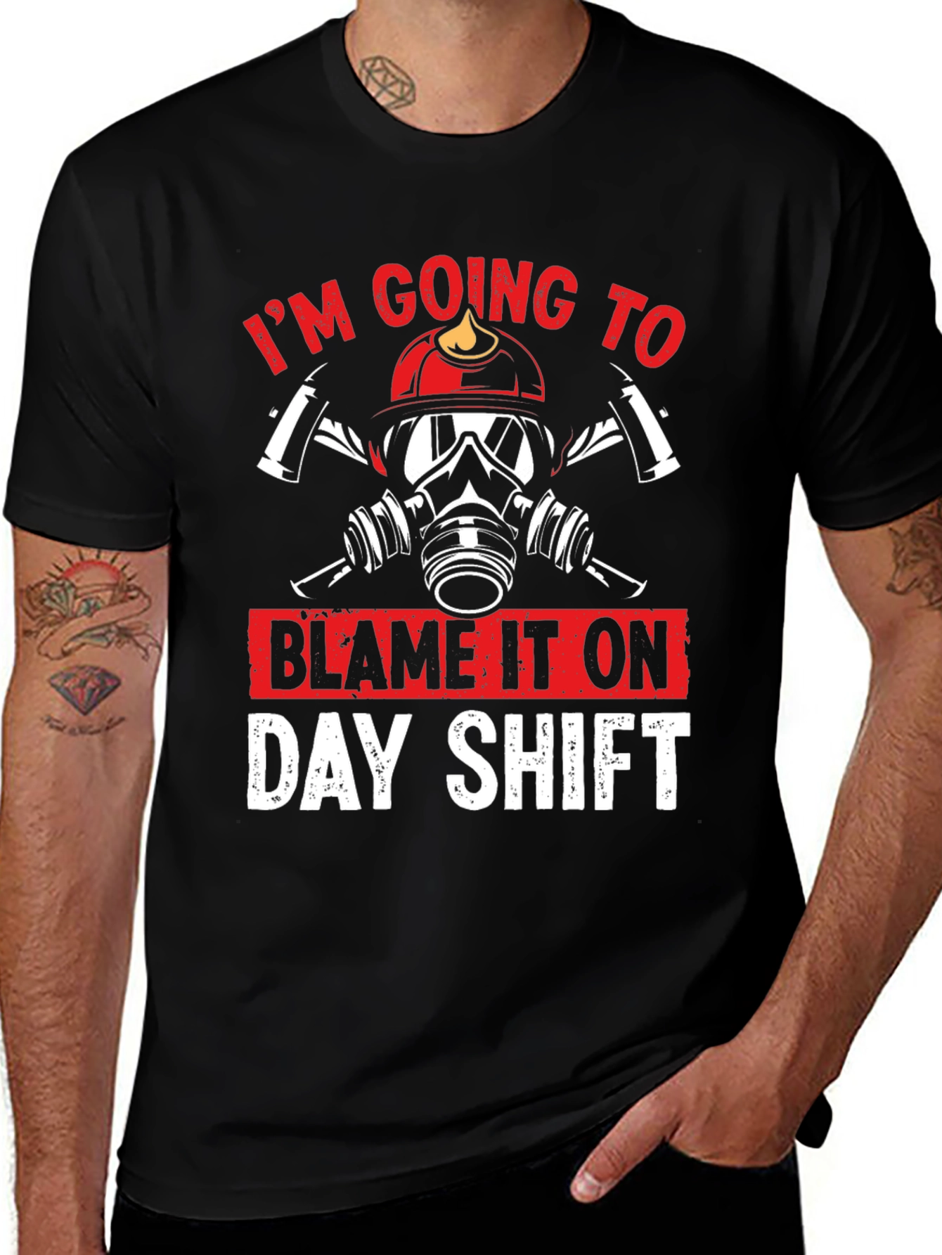 Variant 3 of Firefighter Day Shift T-Shirt