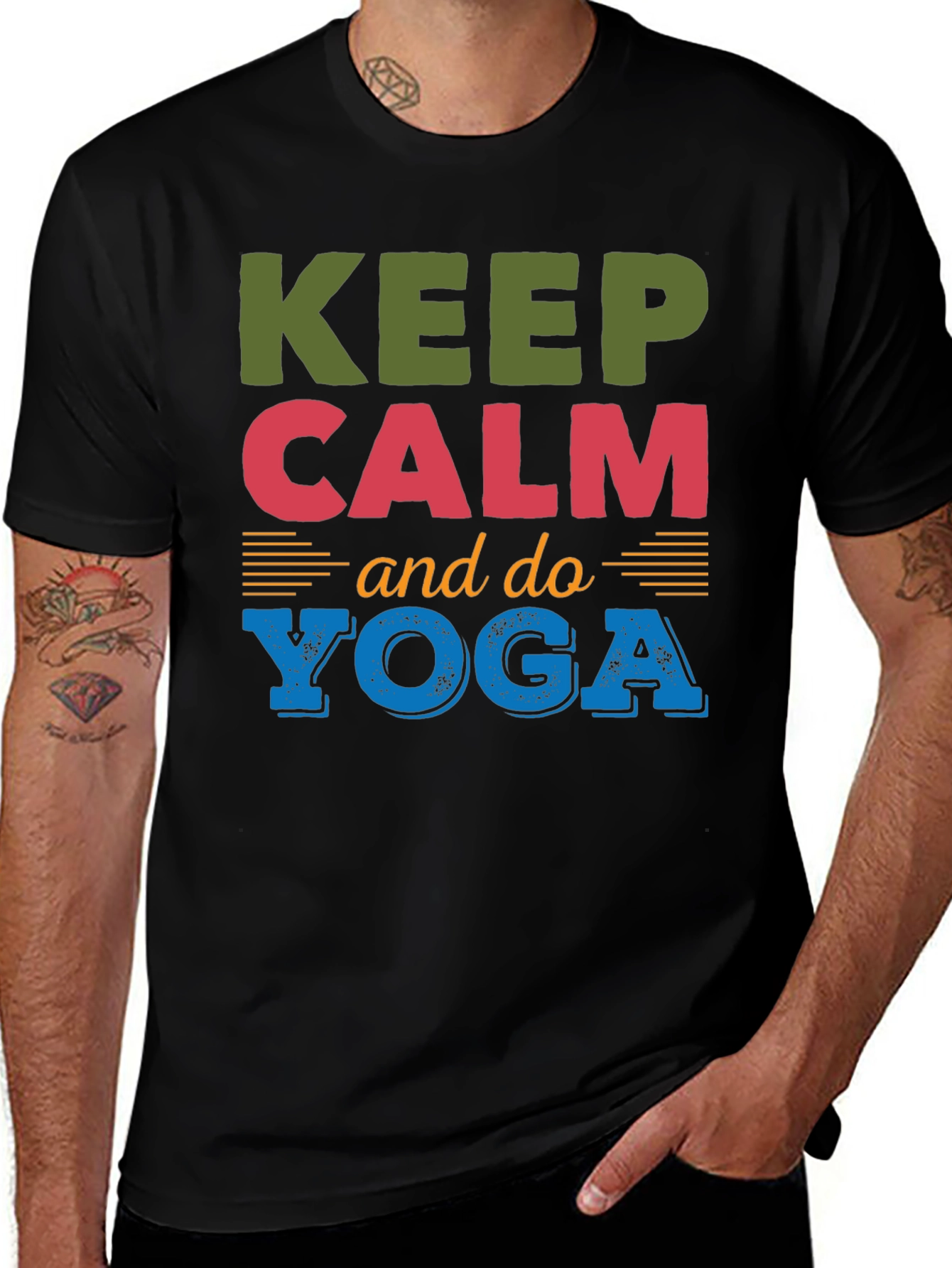 Variant 28 of Keep Calm and Do Yoga T-Shirt - Unisex