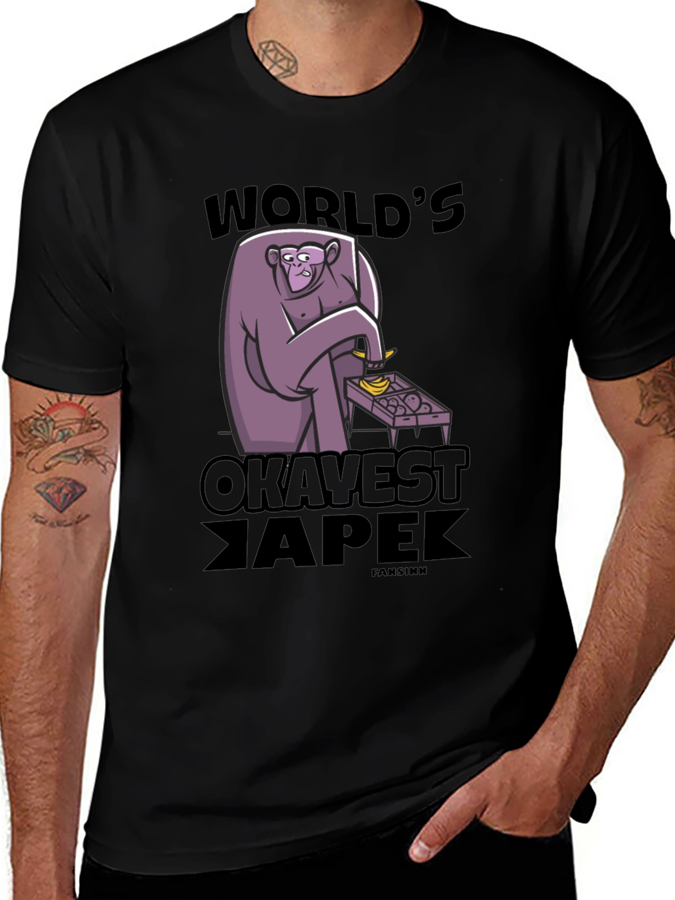 Variant 8 of World's Okayest Ape Graphic Tee