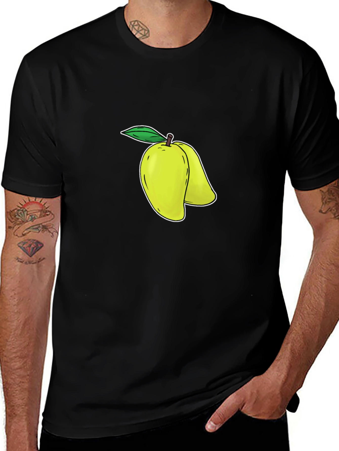 Variant 23 of Mango Graphic Tee - Unique Fruit Design