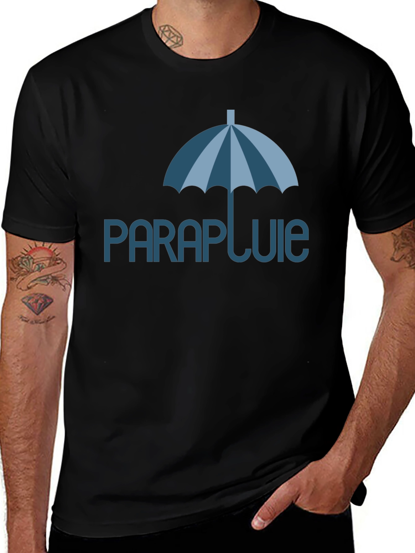 Parapluie T-Shirt: Stylish Umbrella Graphic Tee