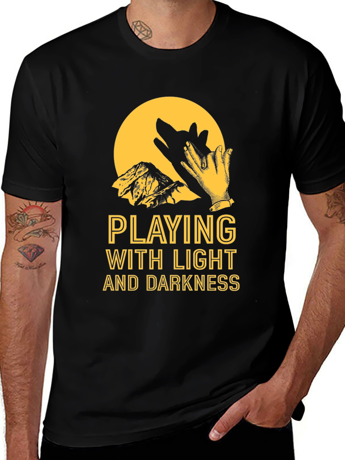 Variant 22 of Playing with Light and Darkness Graphic Tee