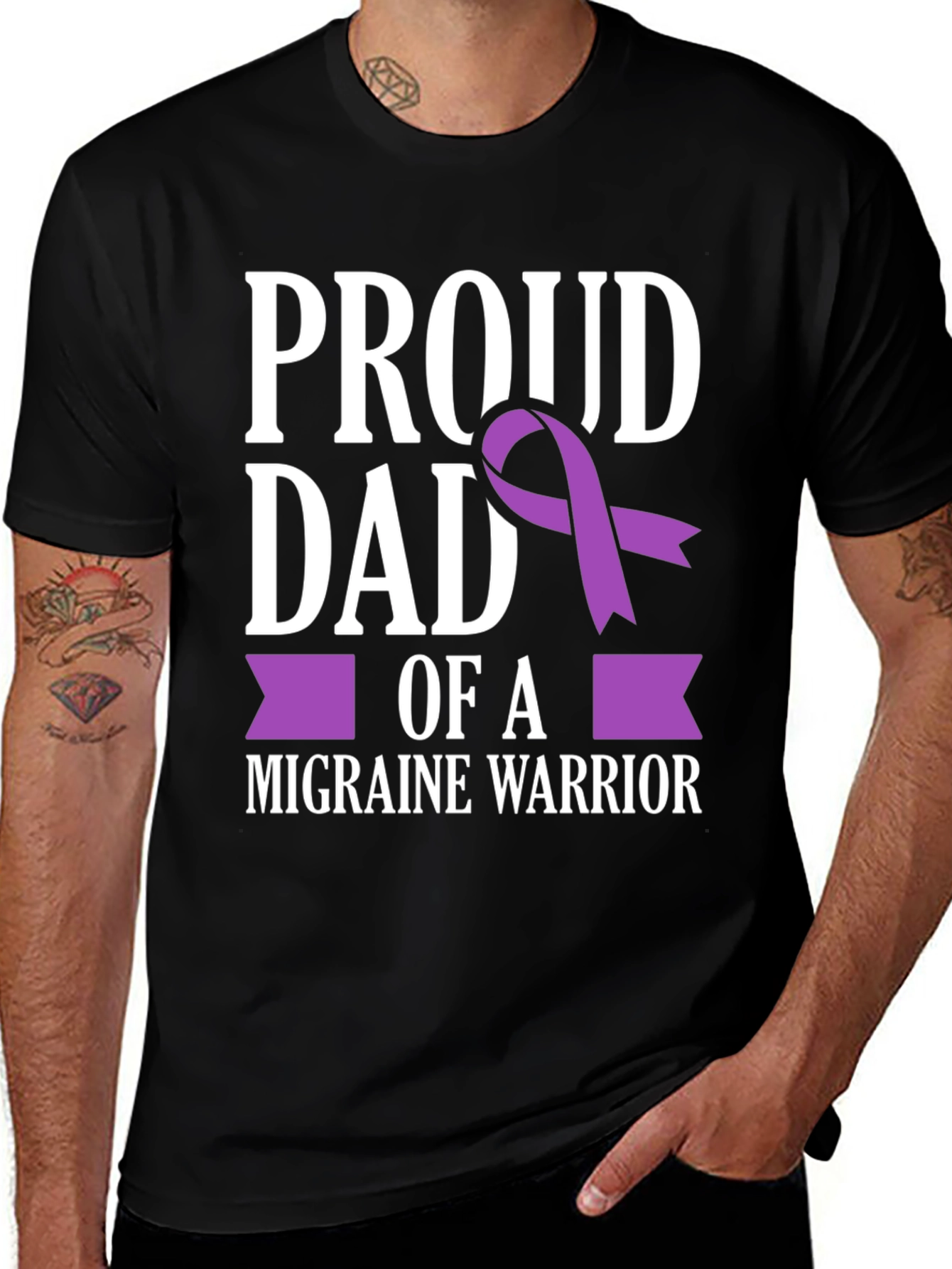 Proud Dad of a Migraine Warrior T-Shirt