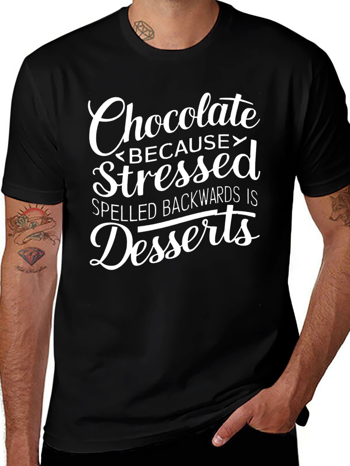 Variant 13 of Chocolate & Desserts Graphic Tee