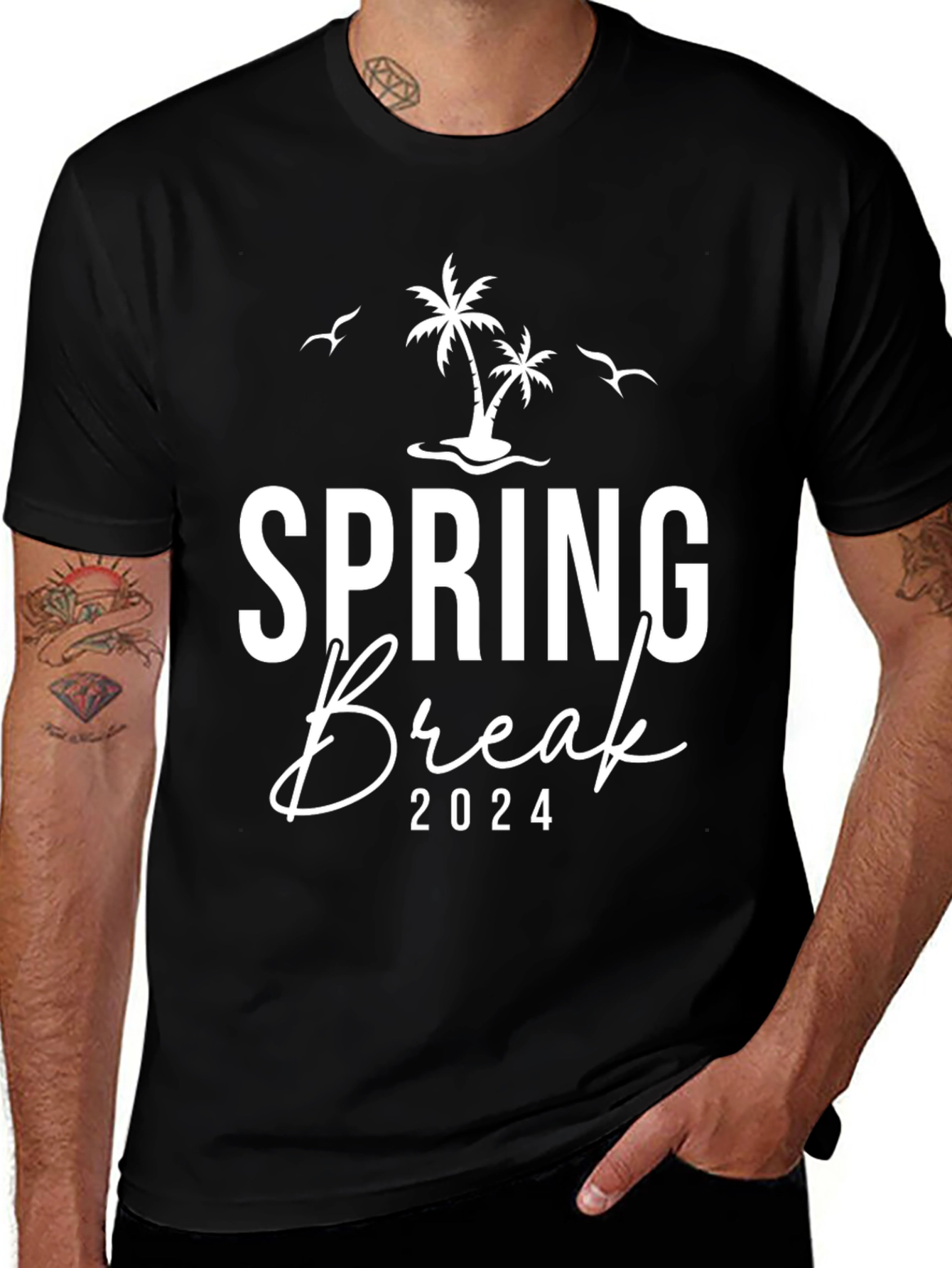 Spring Break 2024 Graphic Tee - Vacation Ready!