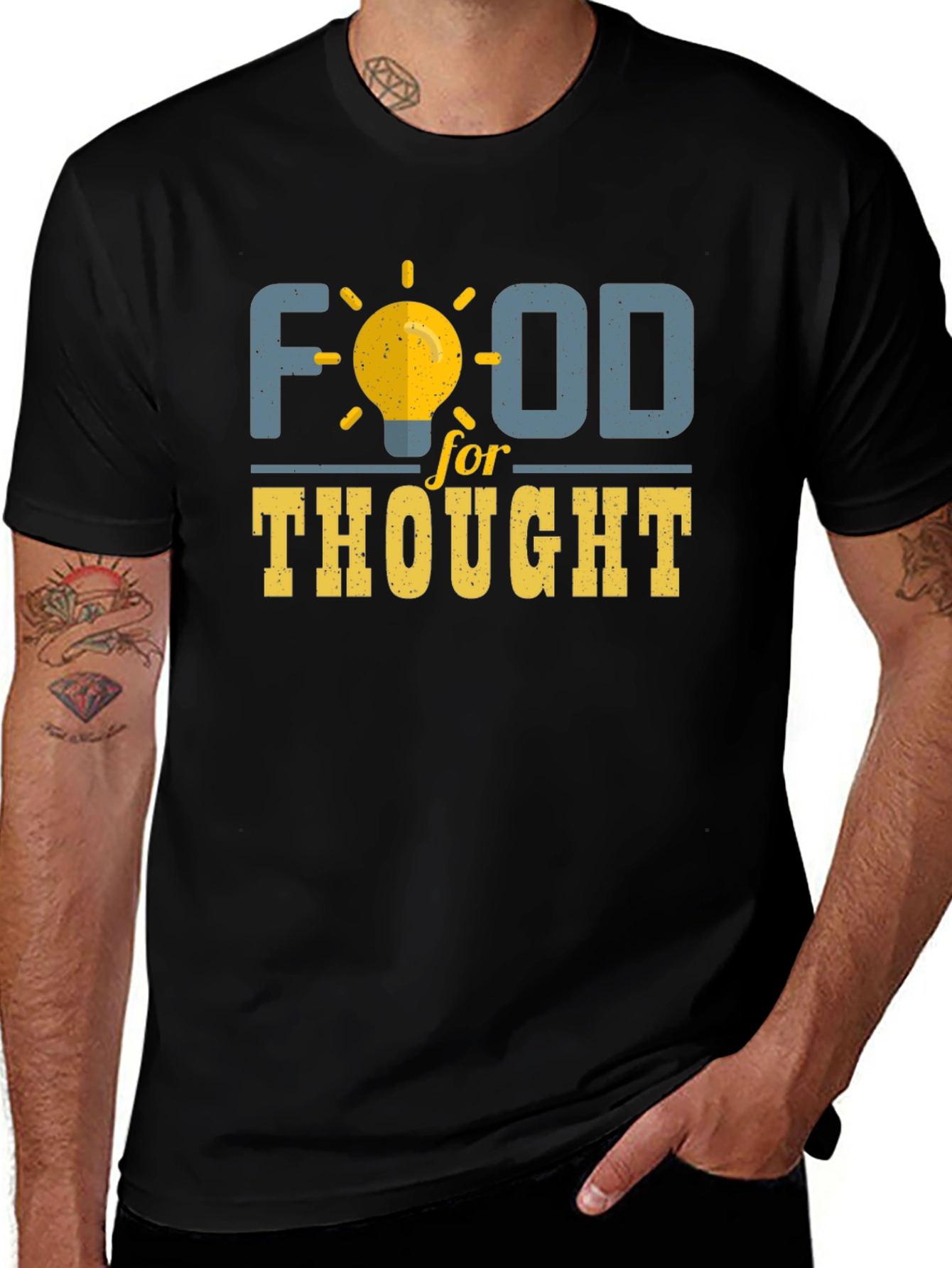 Variant 2 of Food for Thought Graphic T-Shirt