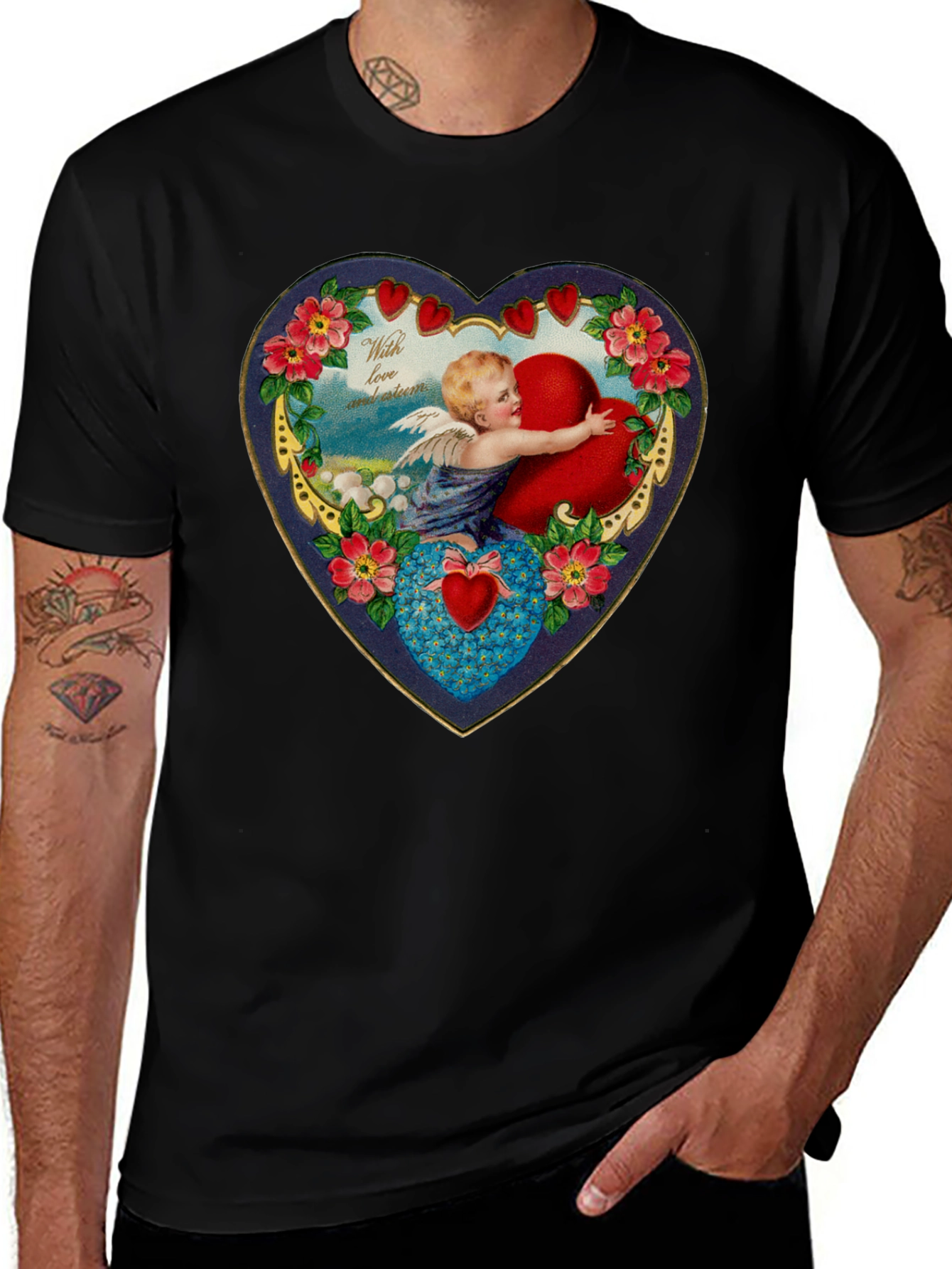 Variant 7 of Cherub Heart Graphic Tee
