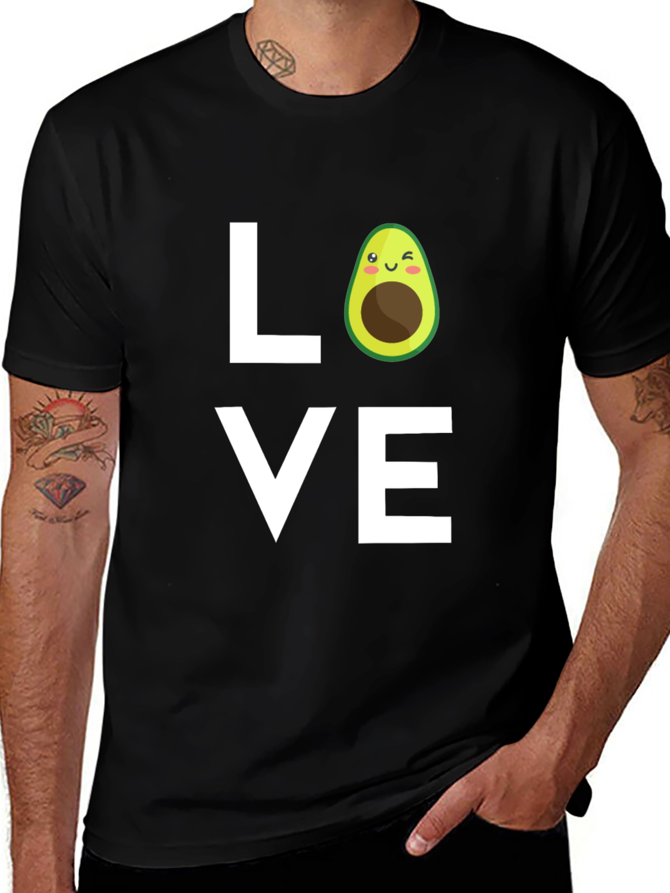 Variant 14 of Avocado Love T-Shirt - Cute Graphic Tee
