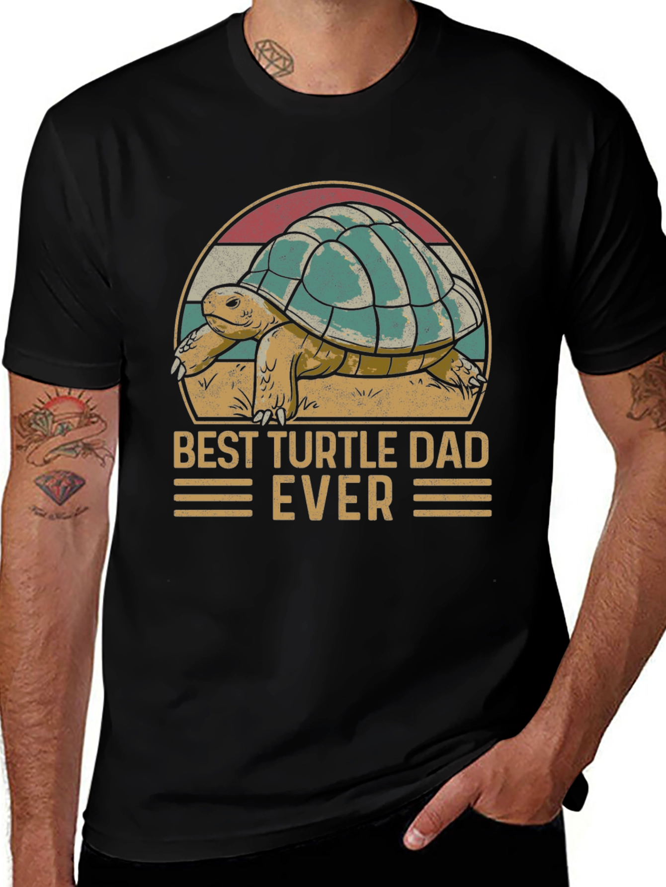 Variant 10 of Best Turtle Dad Ever T-Shirt