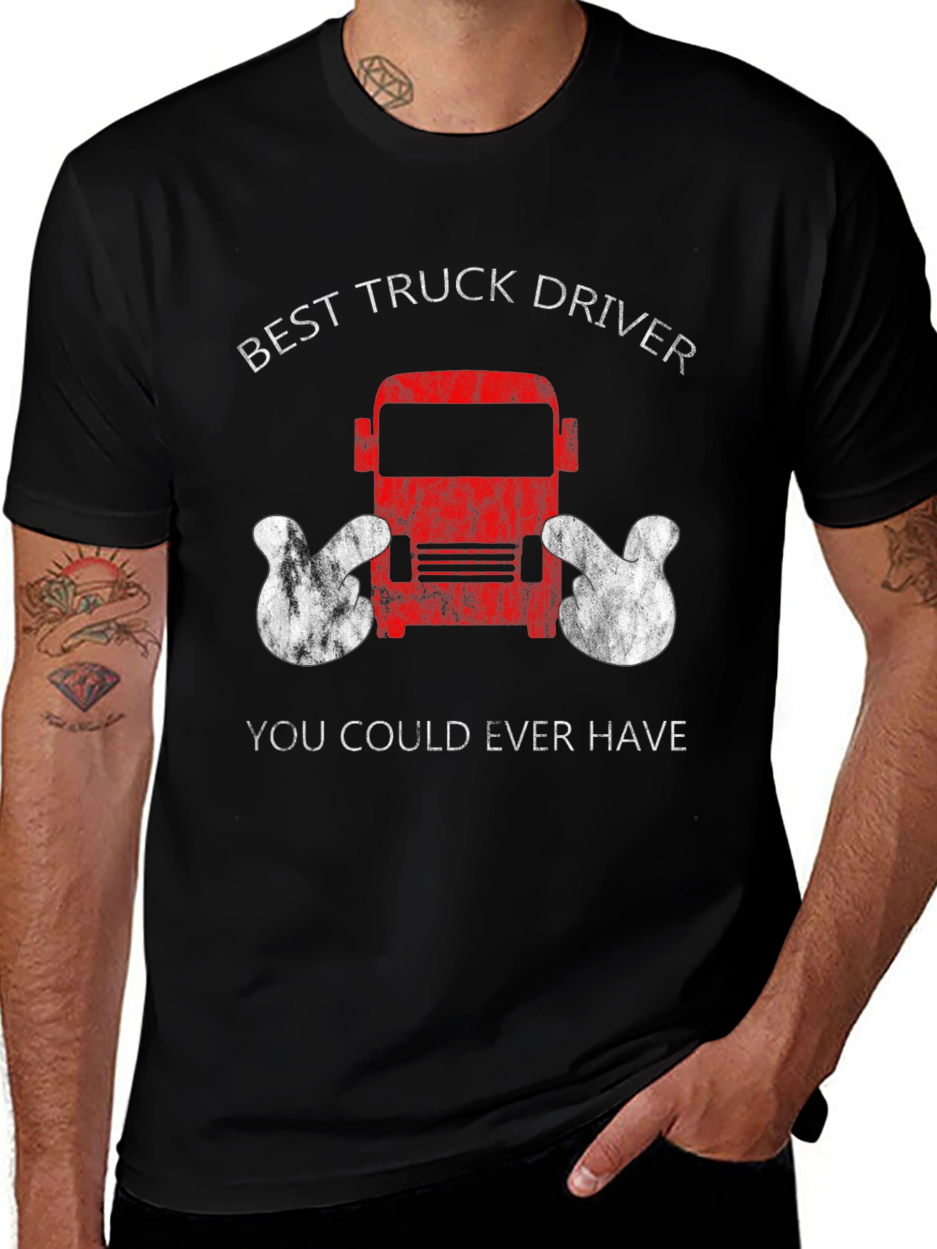 Variant 9 of Best Truck Driver T-Shirt - Novelty Graphic Tee