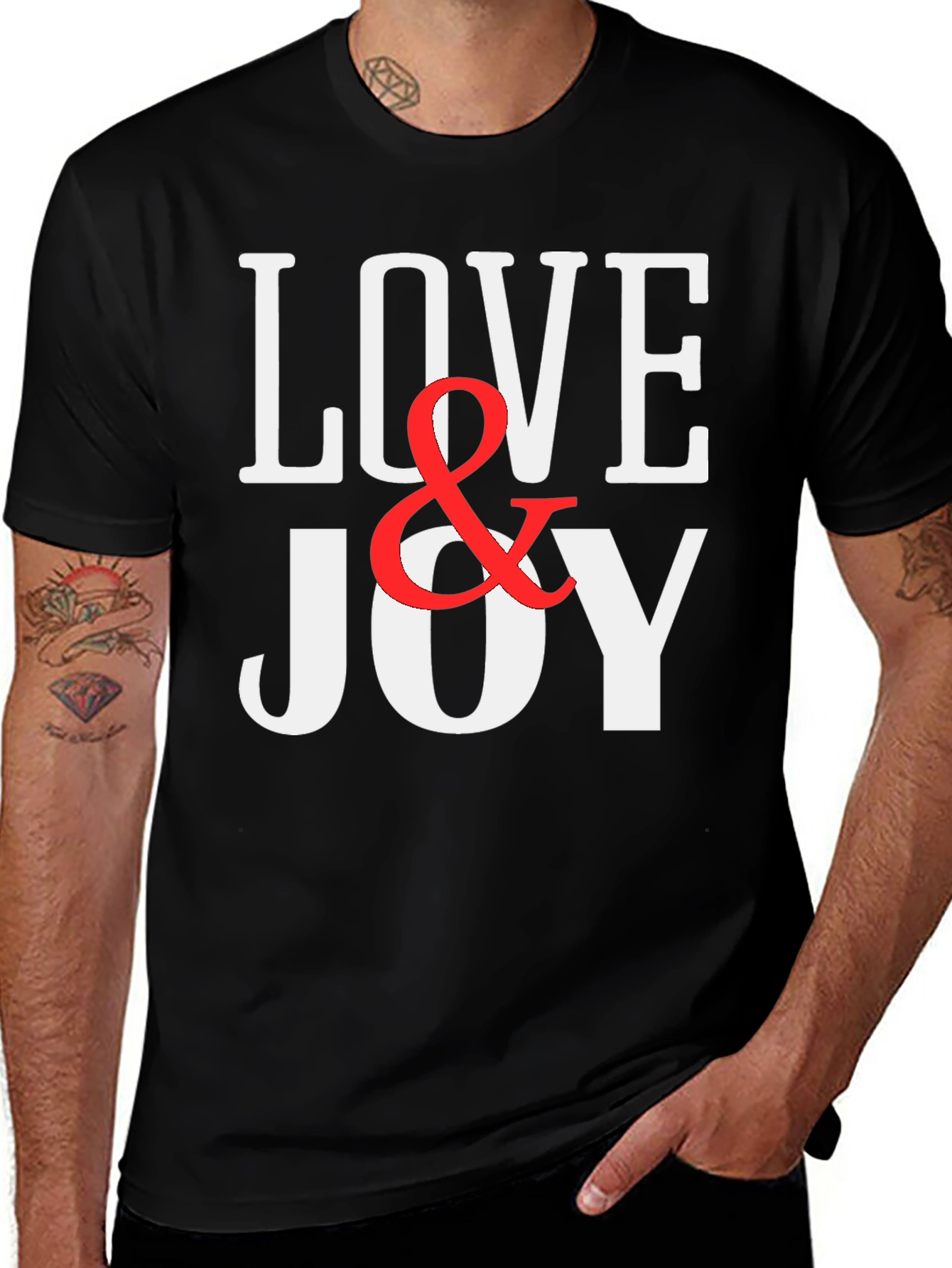 Variant 13 of Love & Joy Graphic Print T-Shirt