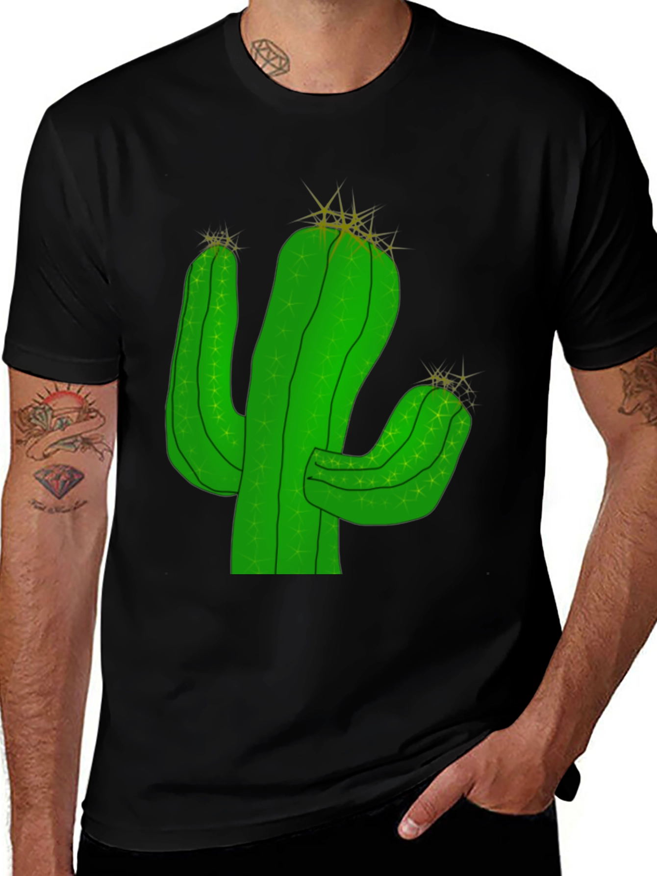Variant 21 of Cactus Graphic Tee - Desert Vibes T-Shirt