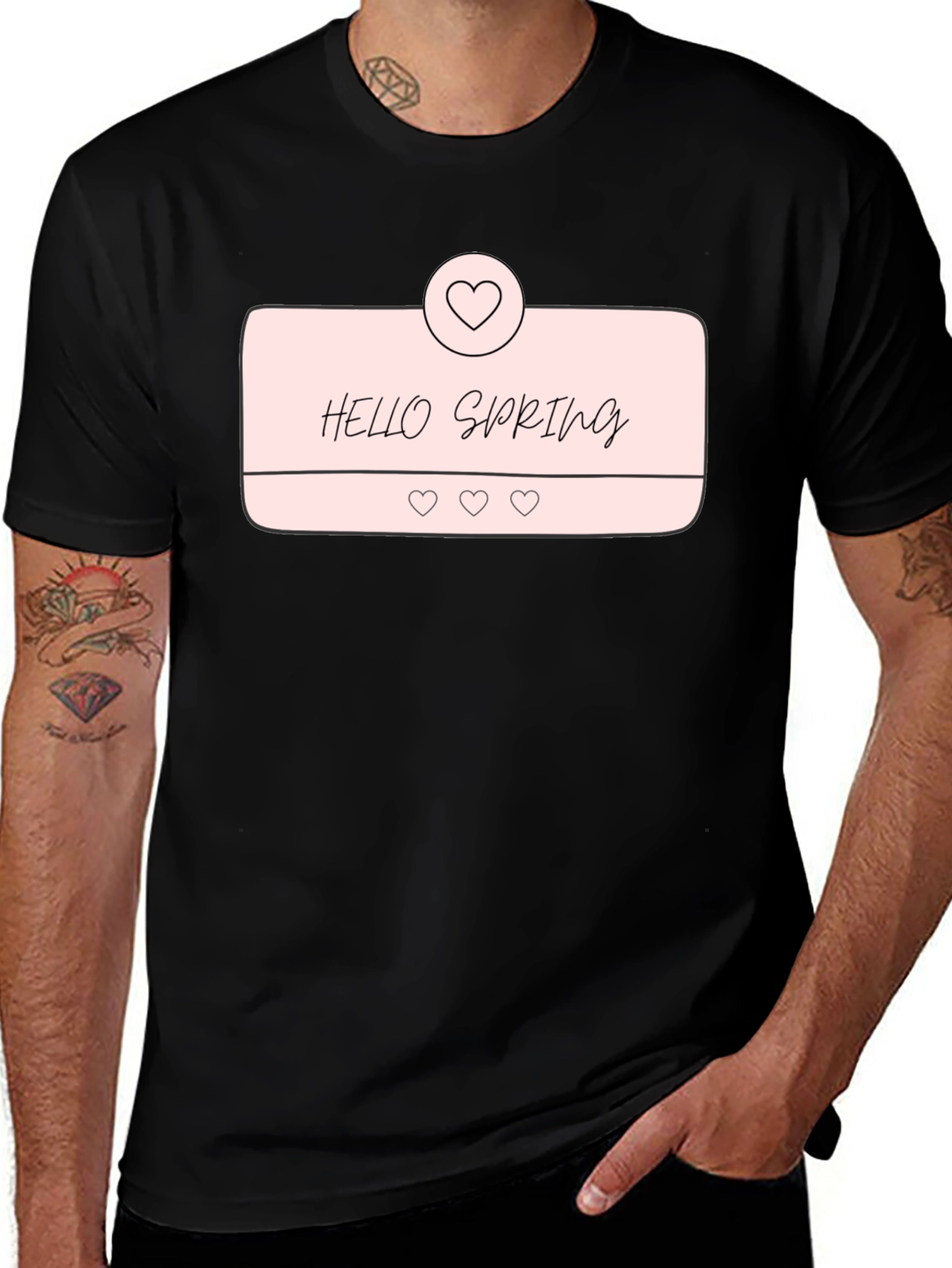 Variant 14 of Hello Spring Graphic T-Shirt