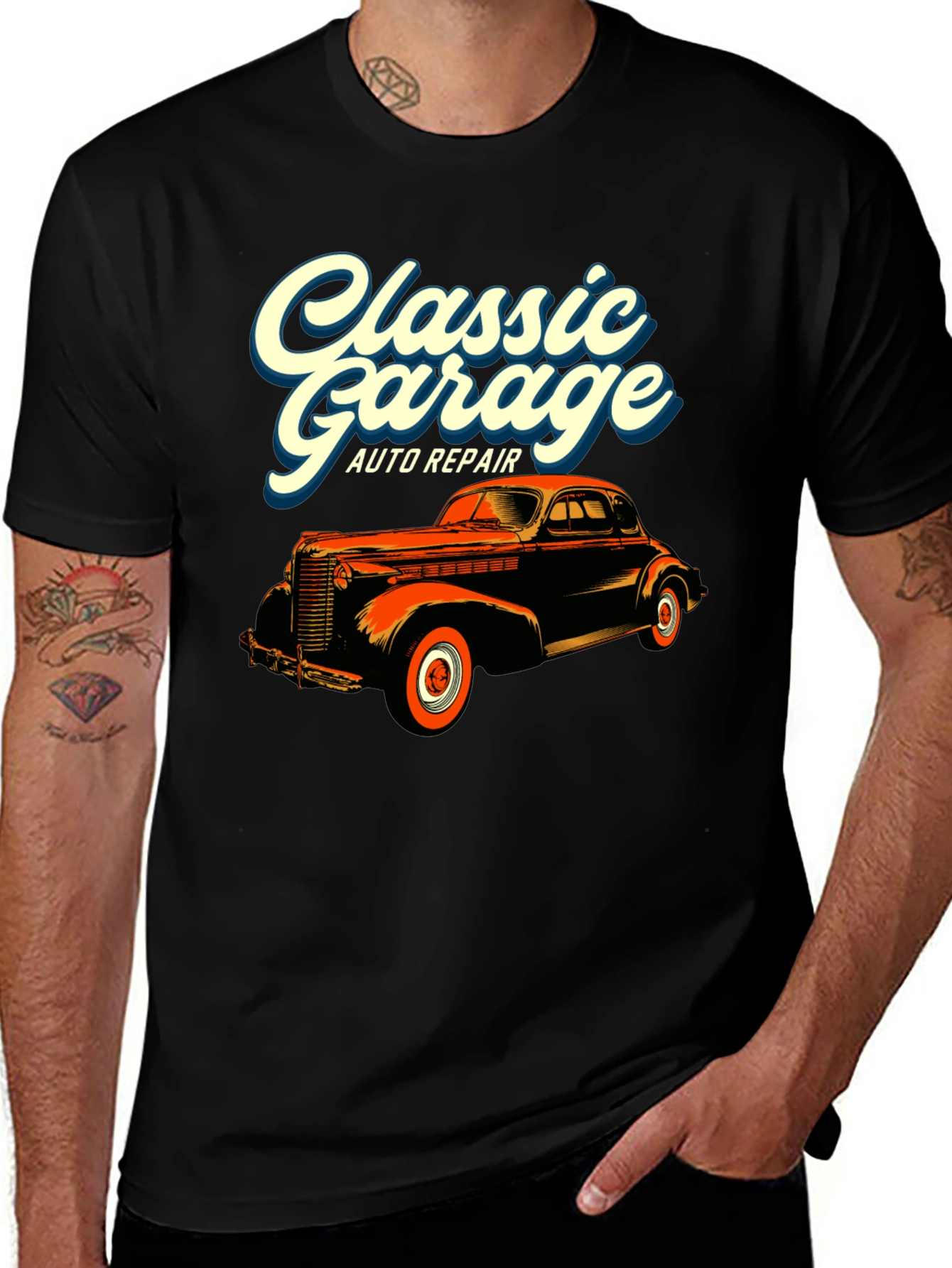 Variant 27 of Classic Garage Auto Repair T-Shirt - Vintage Car Design