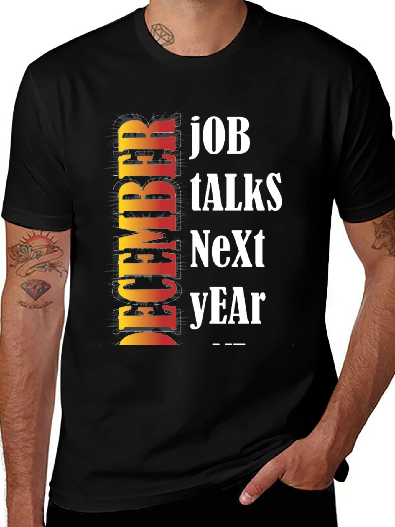 Variant 13 of December Job Talks Next Year T-Shirt